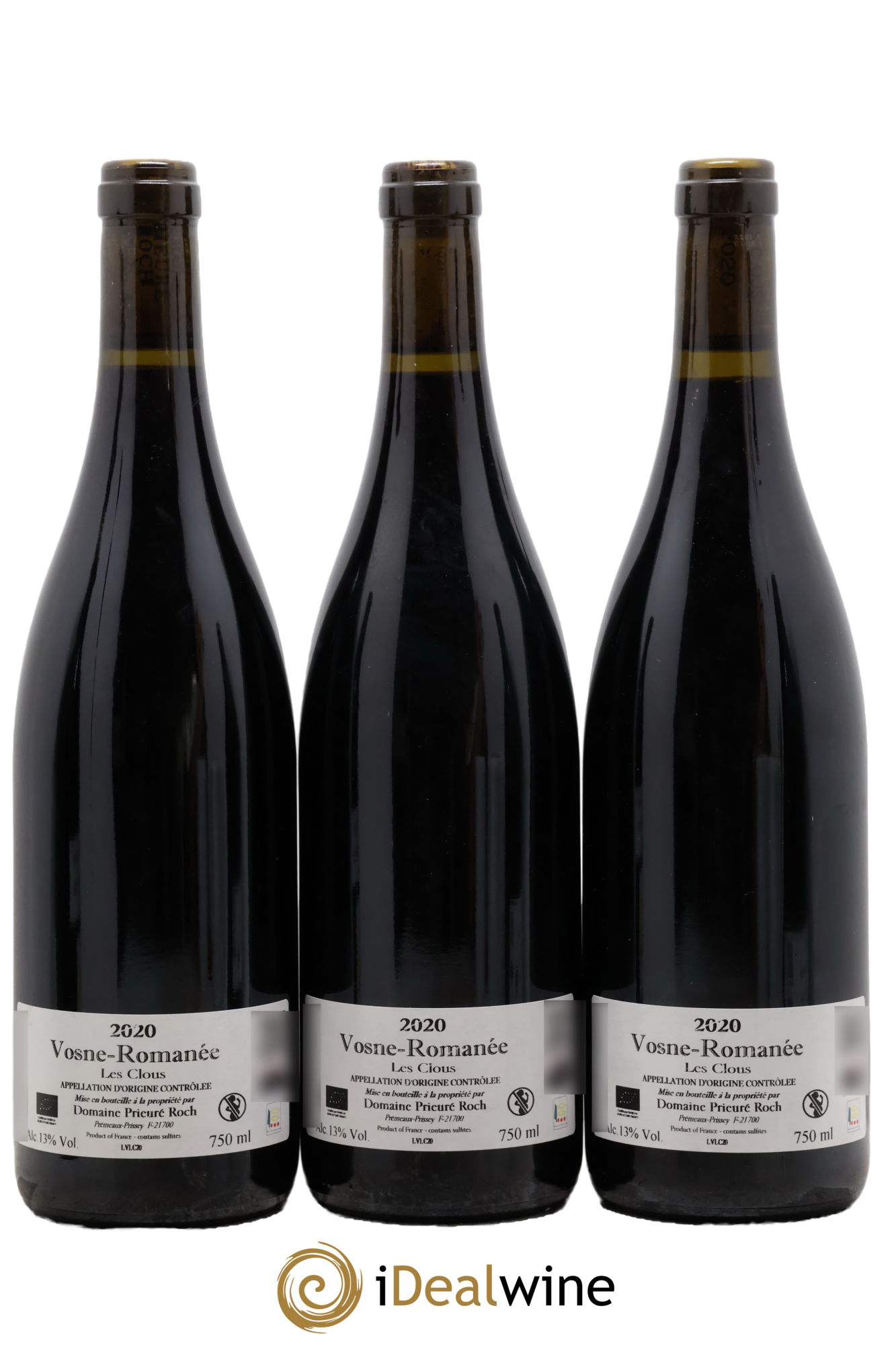 Vosne-Romanée GFV Saint Vincent Les Clous De Vosne Prieuré Roch 2020 - Posten von 3 Flaschen - 1