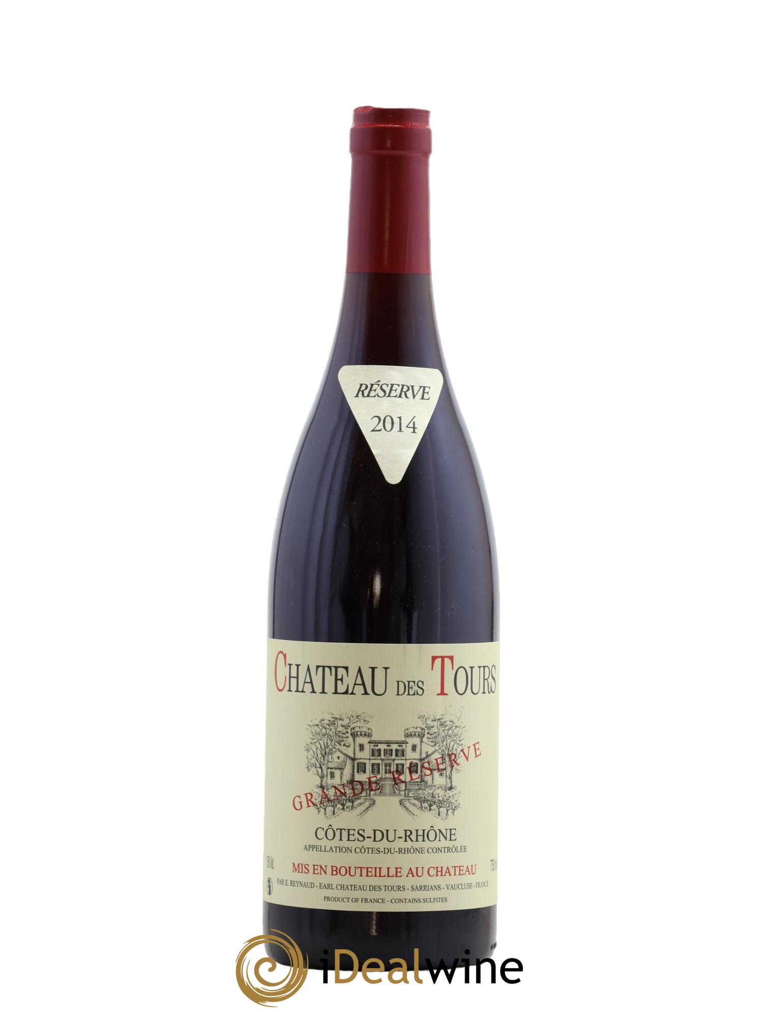 Côtes-du-Rhône Château des Tours Grande Réserve Emmanuel Reynaud 2014 - Lot de 1 bouteille - 0