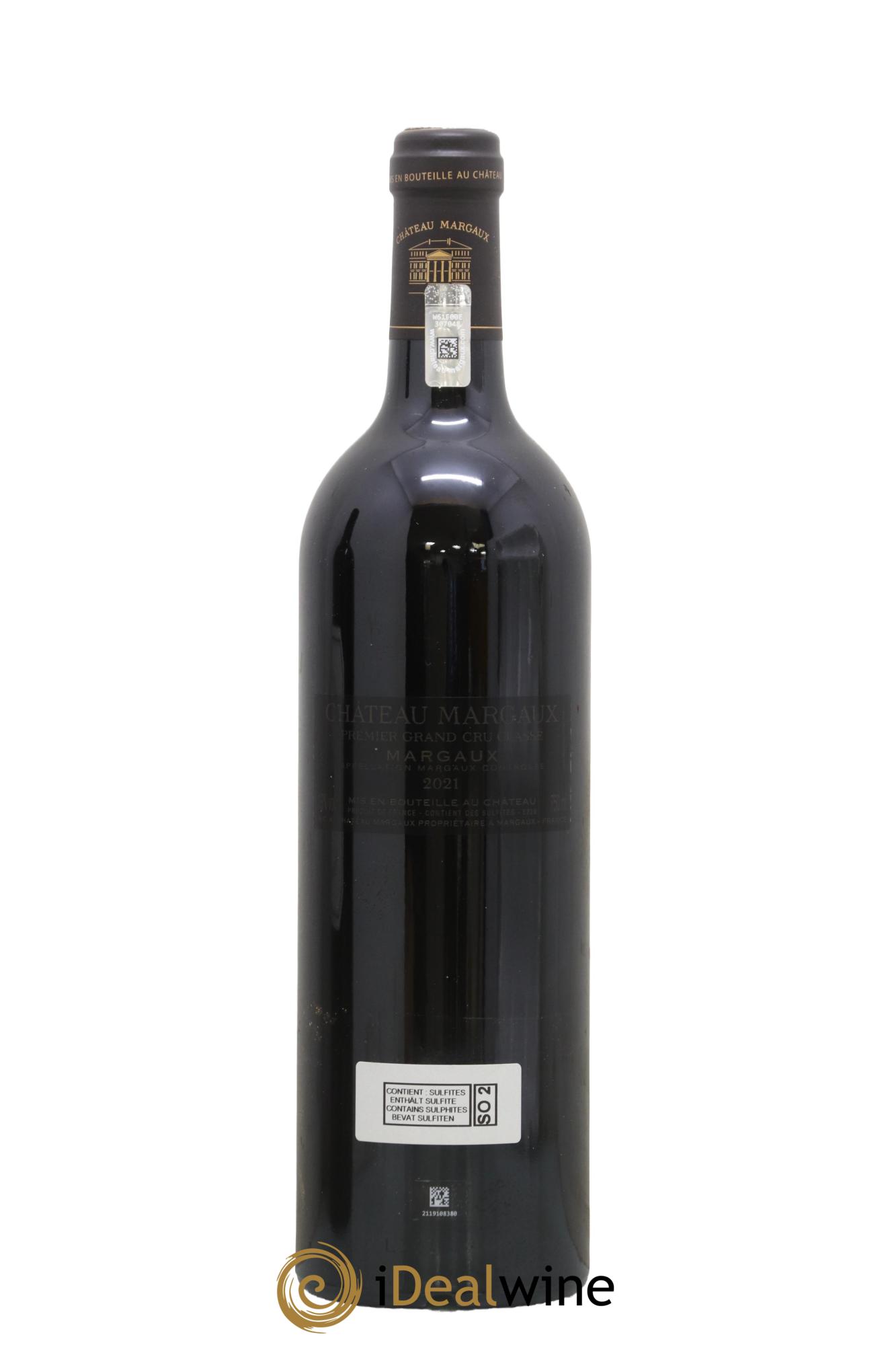 Château Margaux 1er Grand Cru Classé 2021 - Lot de 1 bouteille - 1