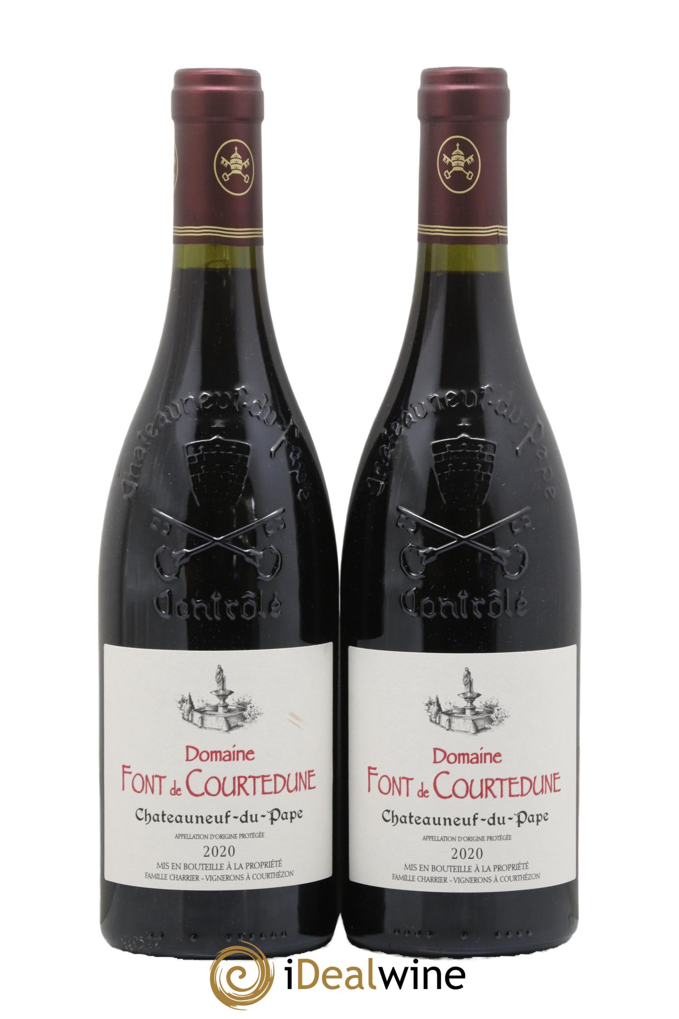 Châteauneuf-du-Pape Font de Courtedune 2020 - Lot de 2 bouteilles - 0
