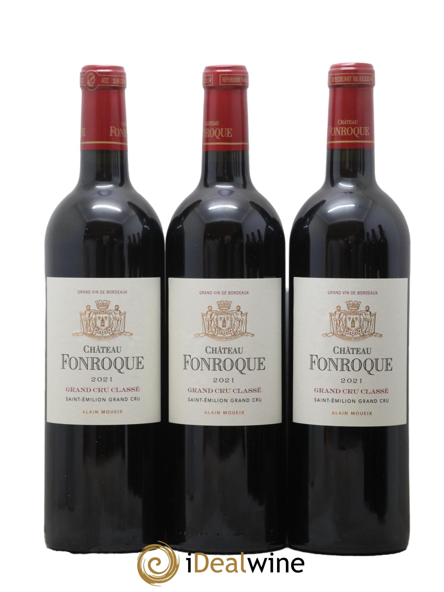 Château Fonroque Grand Cru Classé 2021 - Lot de 6 bouteilles - 1