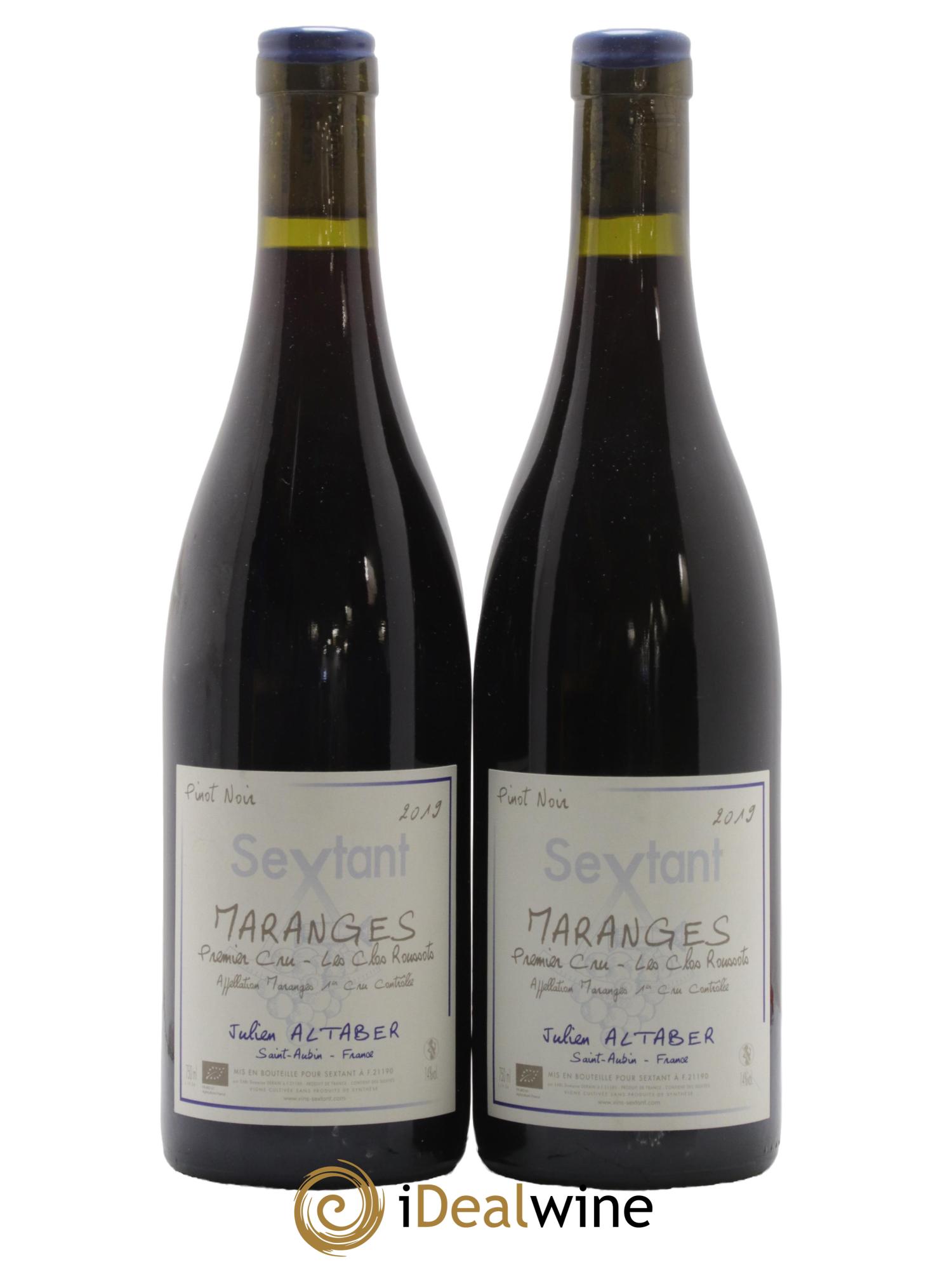 Maranges 1er Cru Les Clos Roussots Carole et Julien Altabert Domaine Sextant 2019 - Lot de 2 bouteilles - 0