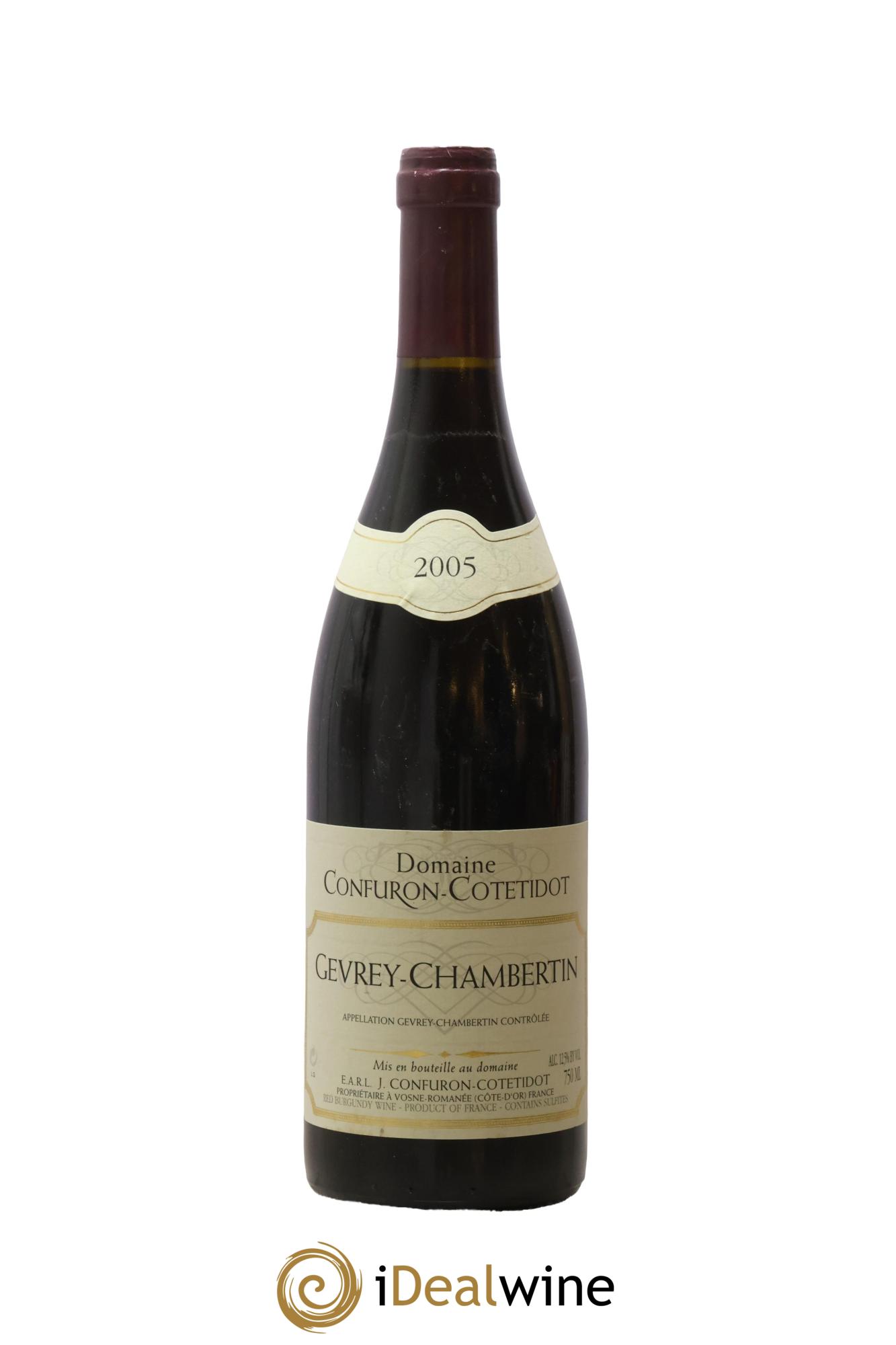 Gevrey-Chambertin Confuron-Cotetidot 2005 - Lot de 1 bouteille - 0