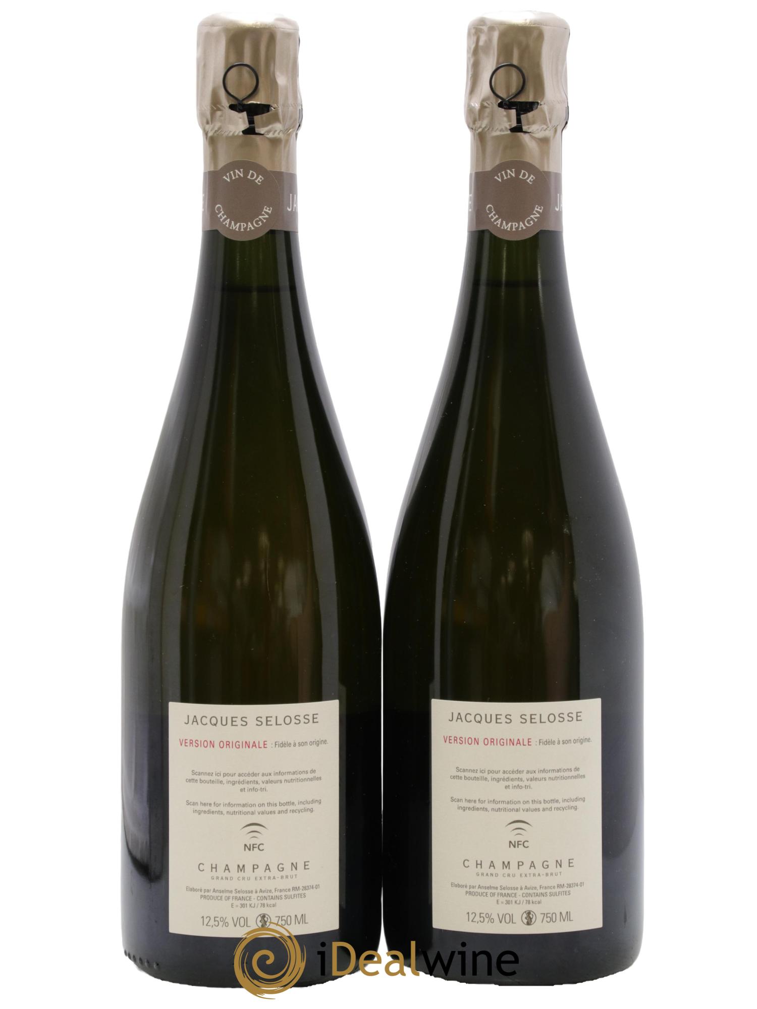 Version Originale Jacques Selosse - Lot de 2 bouteilles - 1