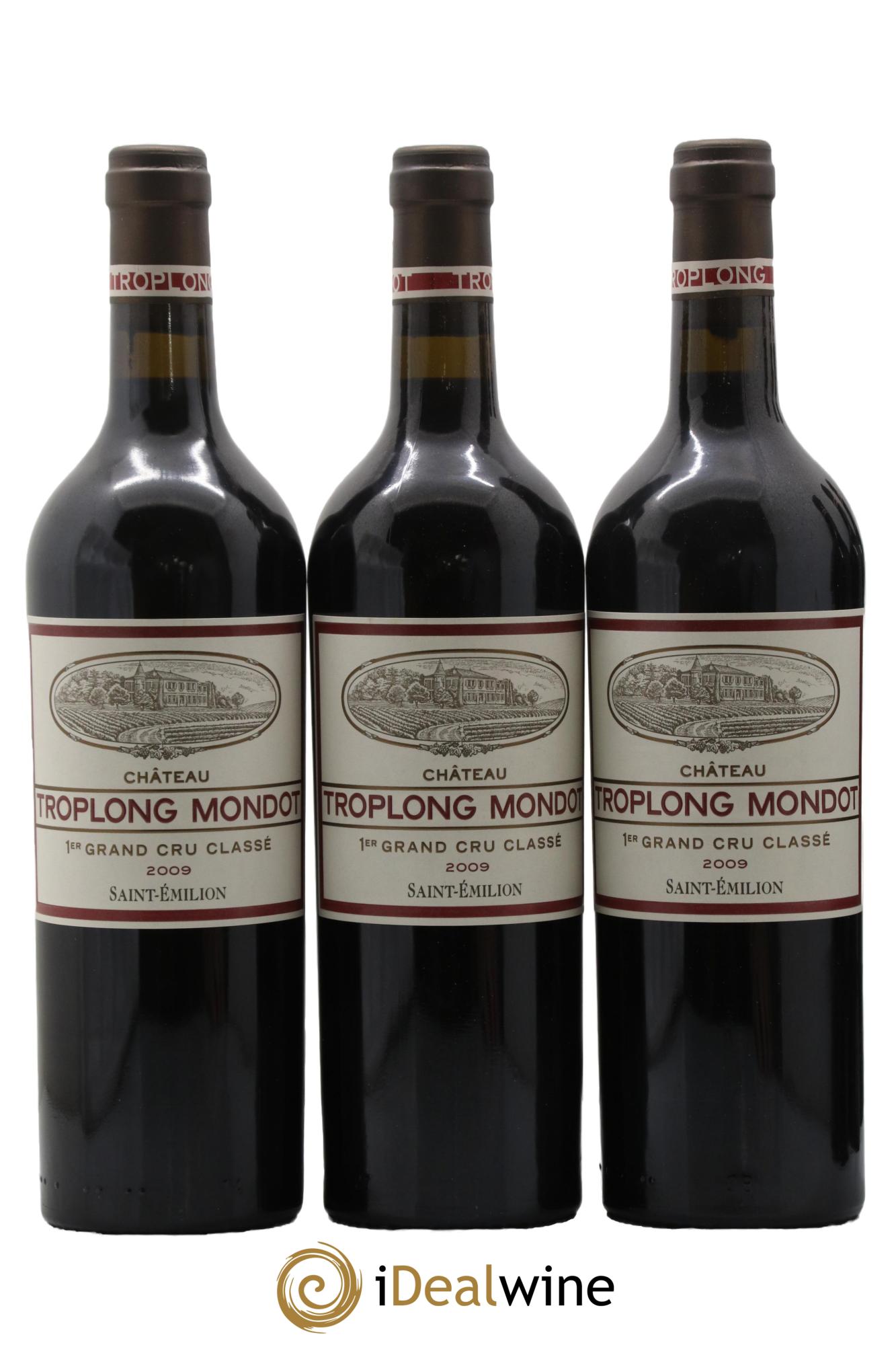 Château Troplong Mondot 1er Grand Cru Classé B 2009 - Lotto di 6 bottiglie - 3
