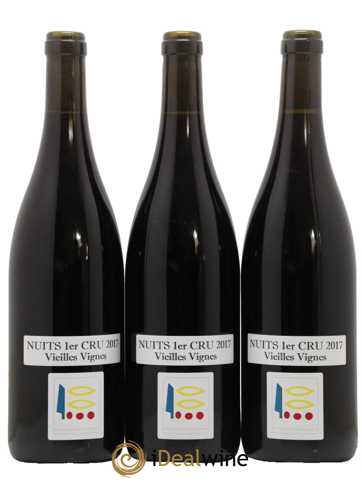 Nuits-Saint-Georges 1er Cru Vieilles Vignes Prieuré Roch 2017 - Lot de 3 bouteilles - 0