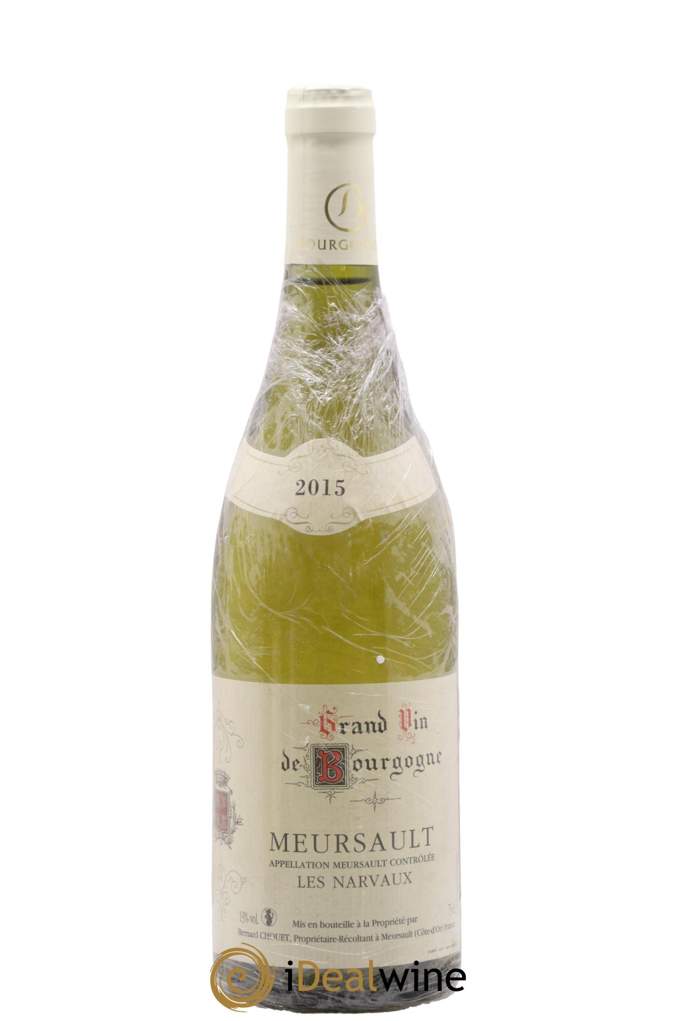 Meursault Les Narvaux Bernard Chouet 2015 - Lot de 1 bouteille - 0