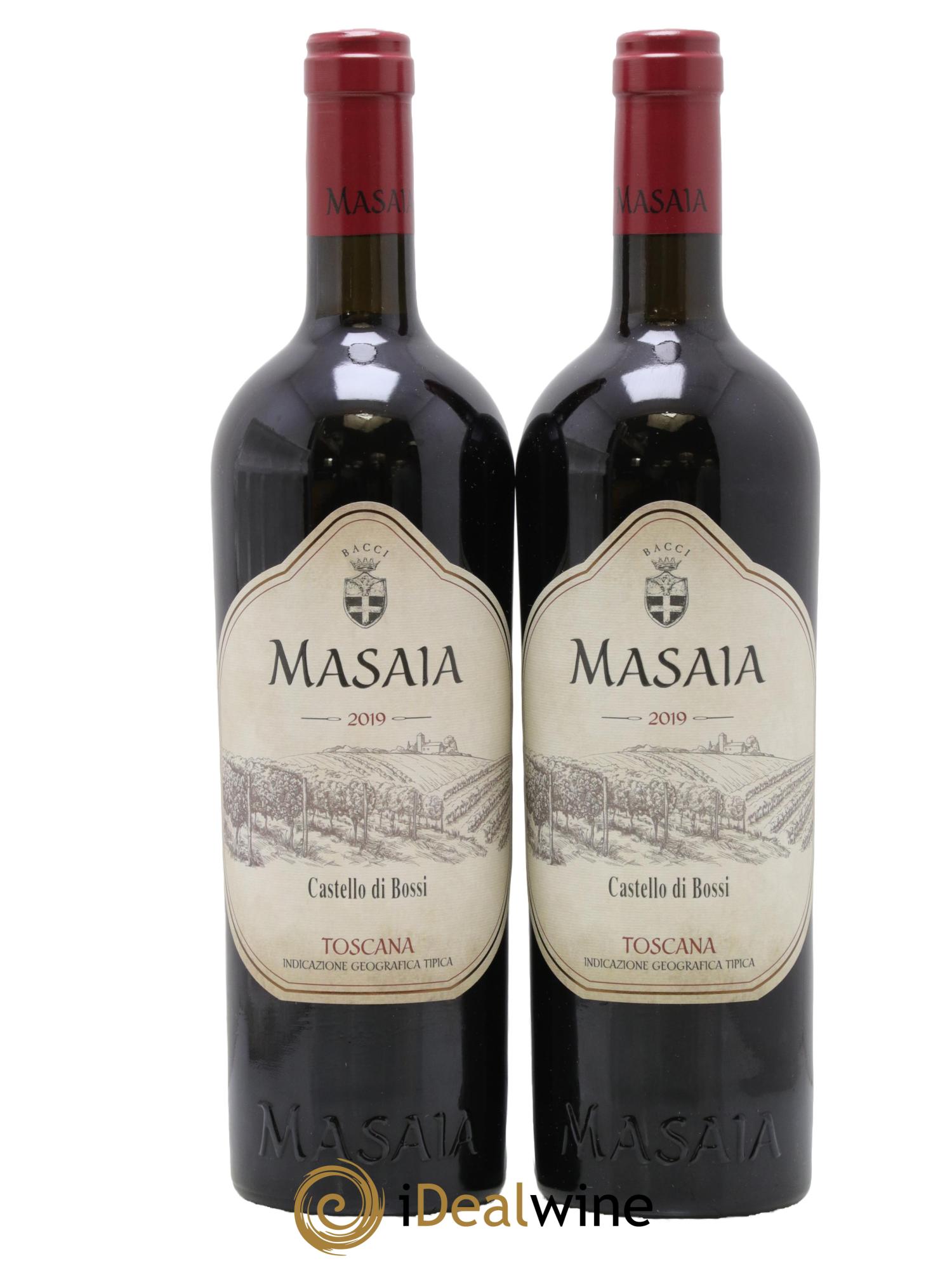 Italie Toscana Masaia Castello Di Bossi 2019 - Lot de 2 bouteilles - 0