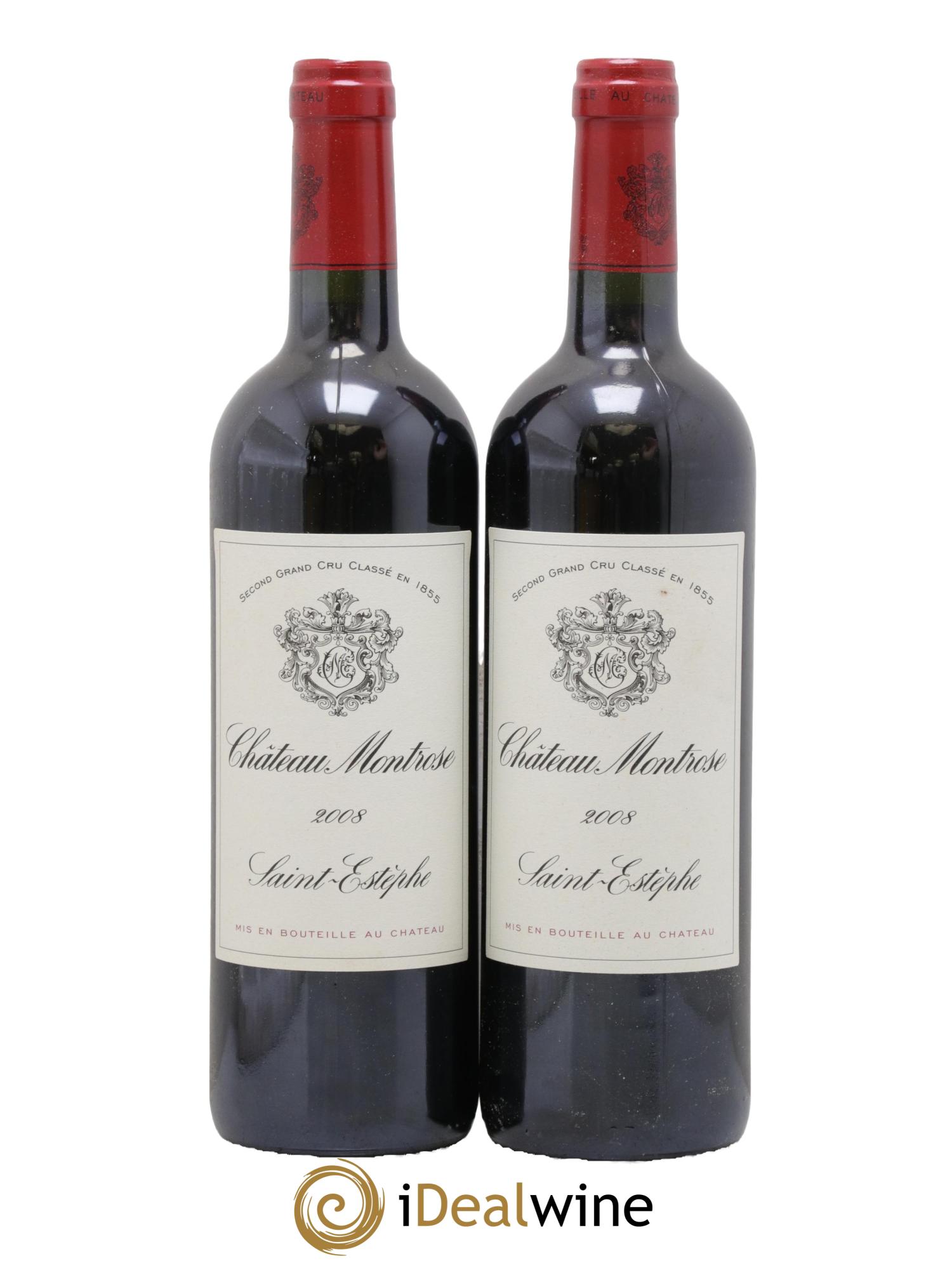 Château Montrose 2ème Grand Cru Classé 2008 - Lotto di 2 bottiglie - 0