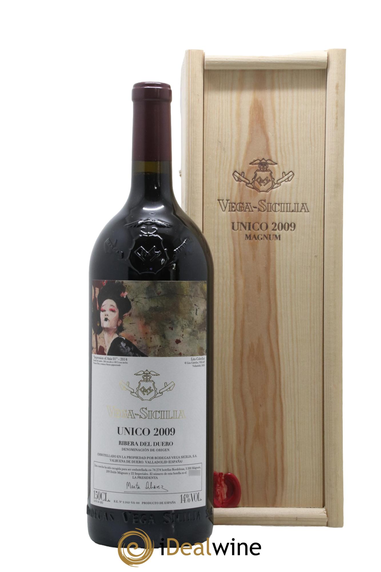 Ribera Del Duero DO Vega Sicilia Unico Famille Alvarez 2009 - Lot de 1 magnum - 0