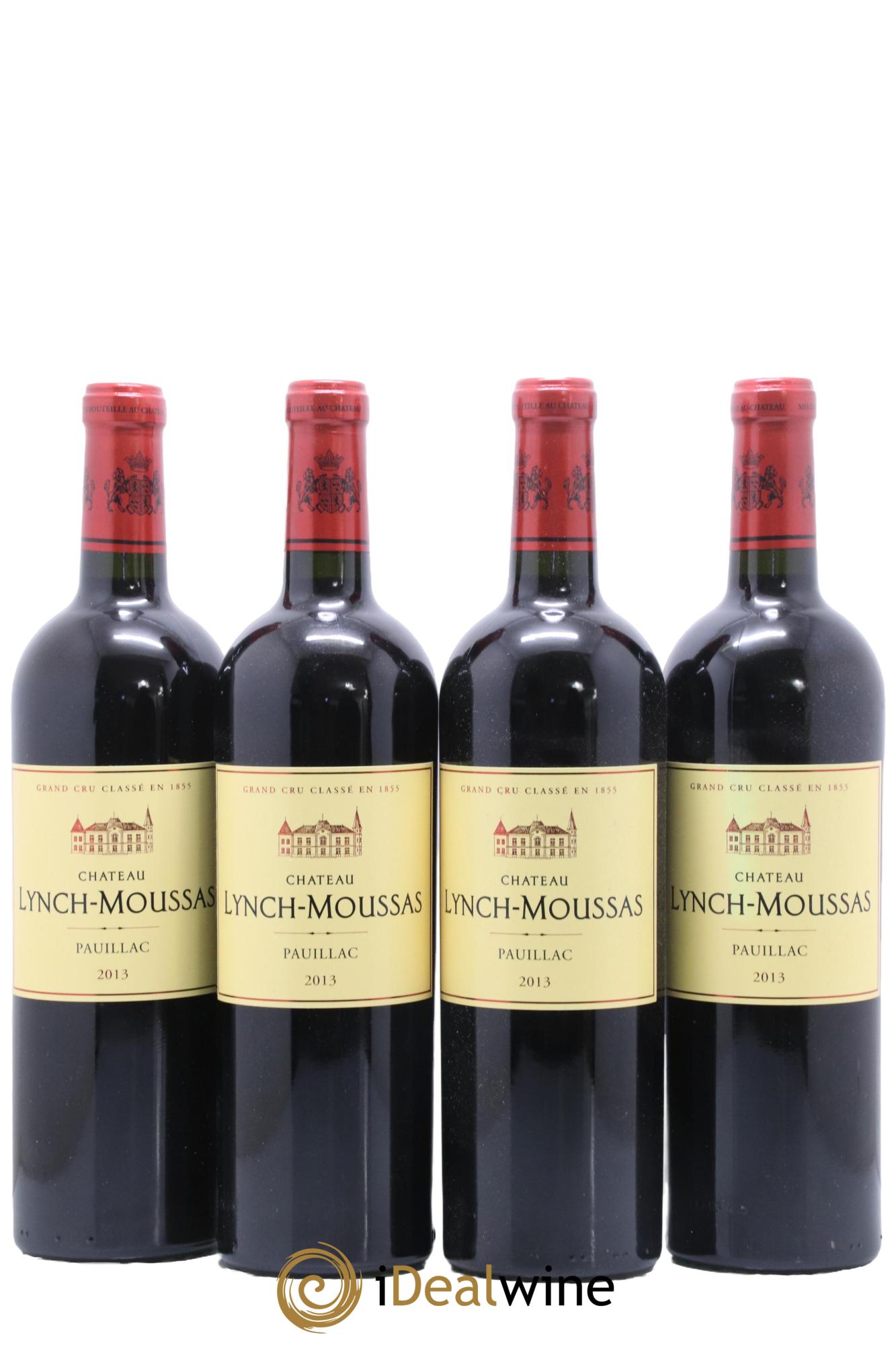 Château Lynch Moussas 5ème Grand Cru Classé 2013 - Lot de 4 bouteilles - 0
