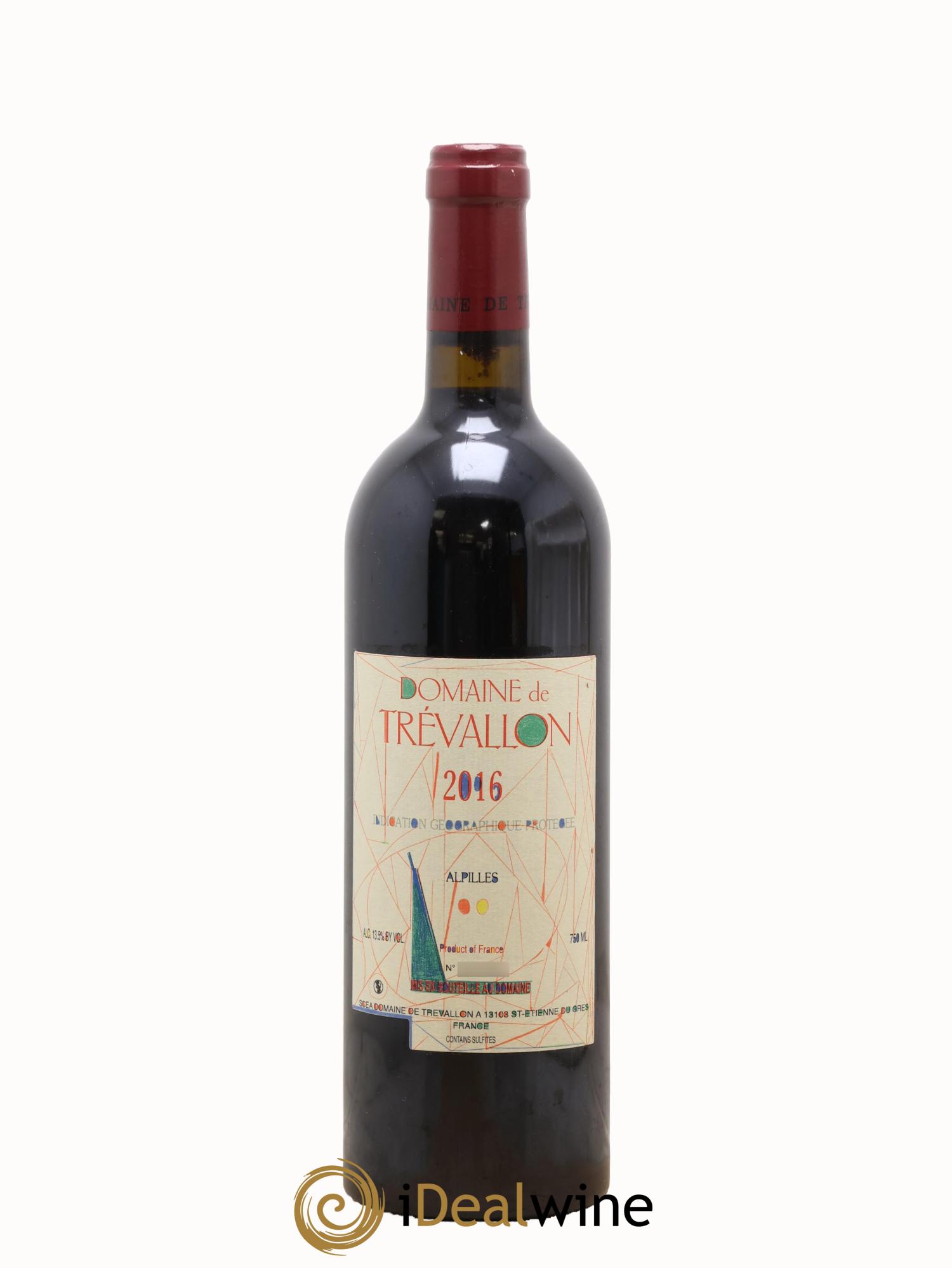 IGP Alpilles Trévallon (Domaine de) Eloi Dürrbach 2016 - Lot of 1 bottle - 0