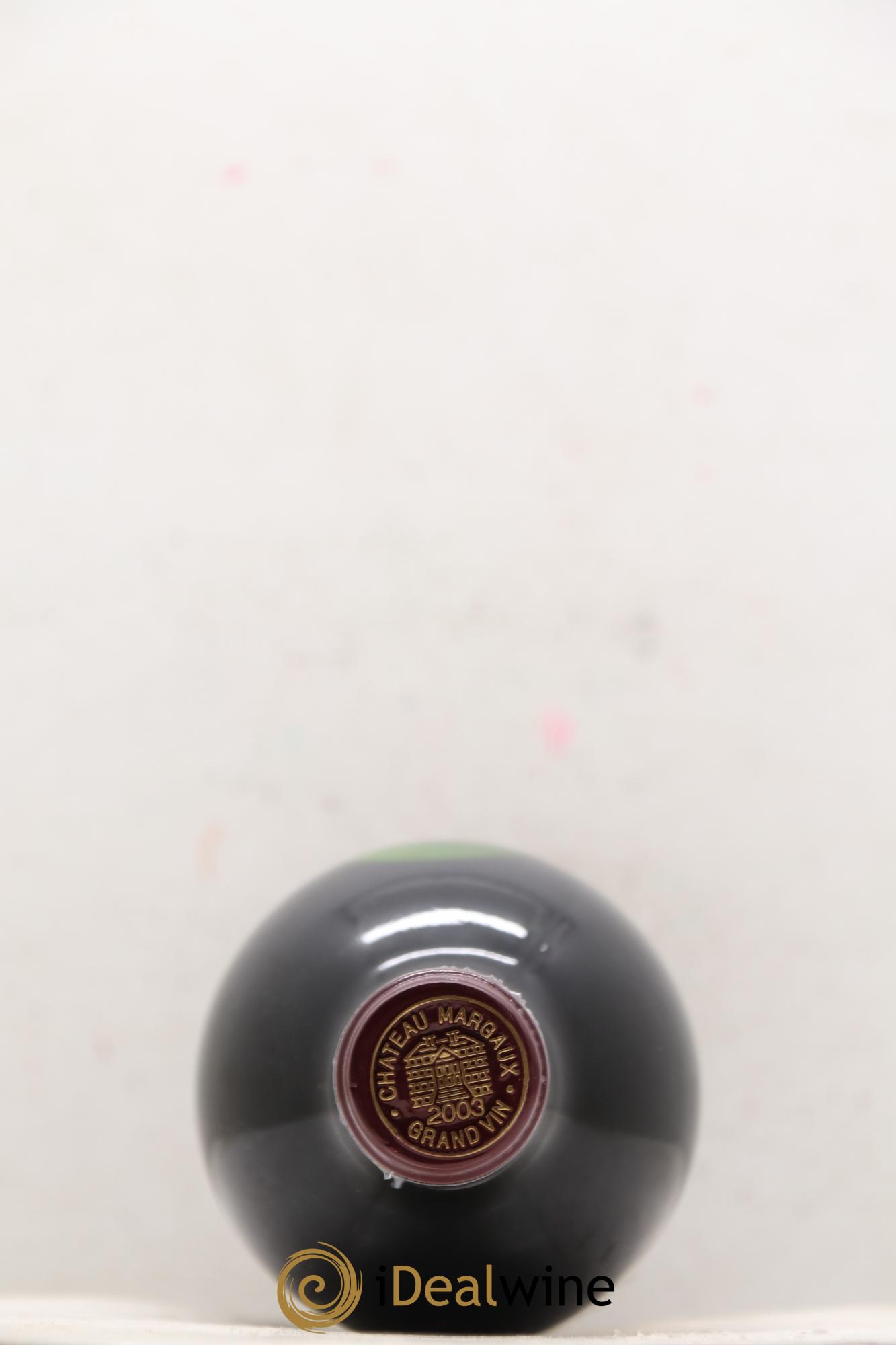 Château Margaux 1er Grand Cru Classé 2003 - Lot de 1 bouteille - 1