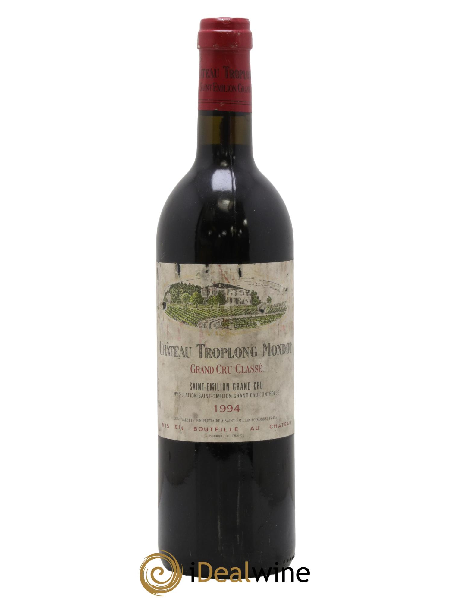 Château Troplong Mondot 1er Grand Cru Classé B 1994 - Lot de 1 bouteille - 0