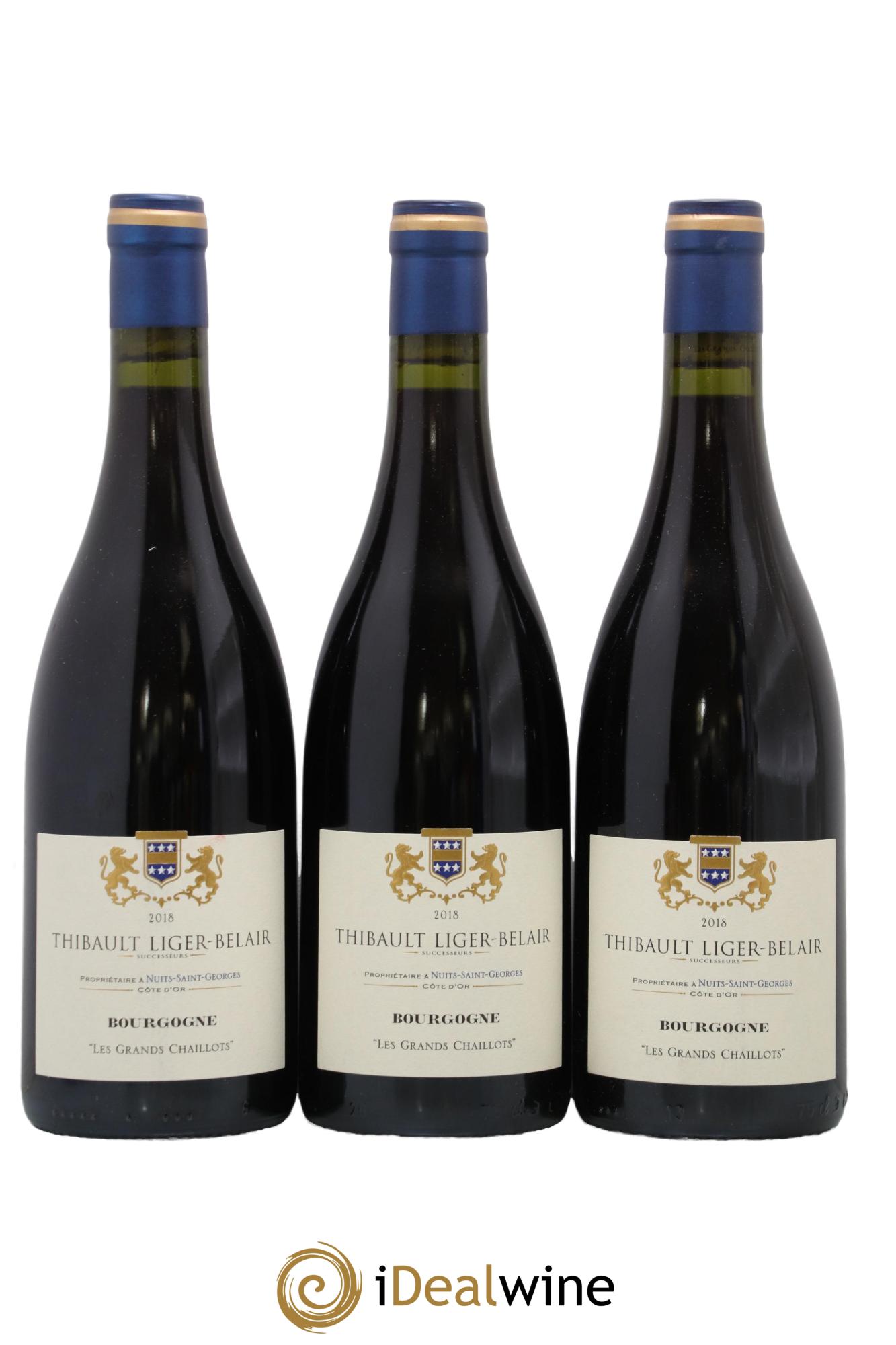 Bourgogne Les Grands Chaillots Thibault Liger-Belair Successeurs 2018 - Lot of 3 bottles - 0