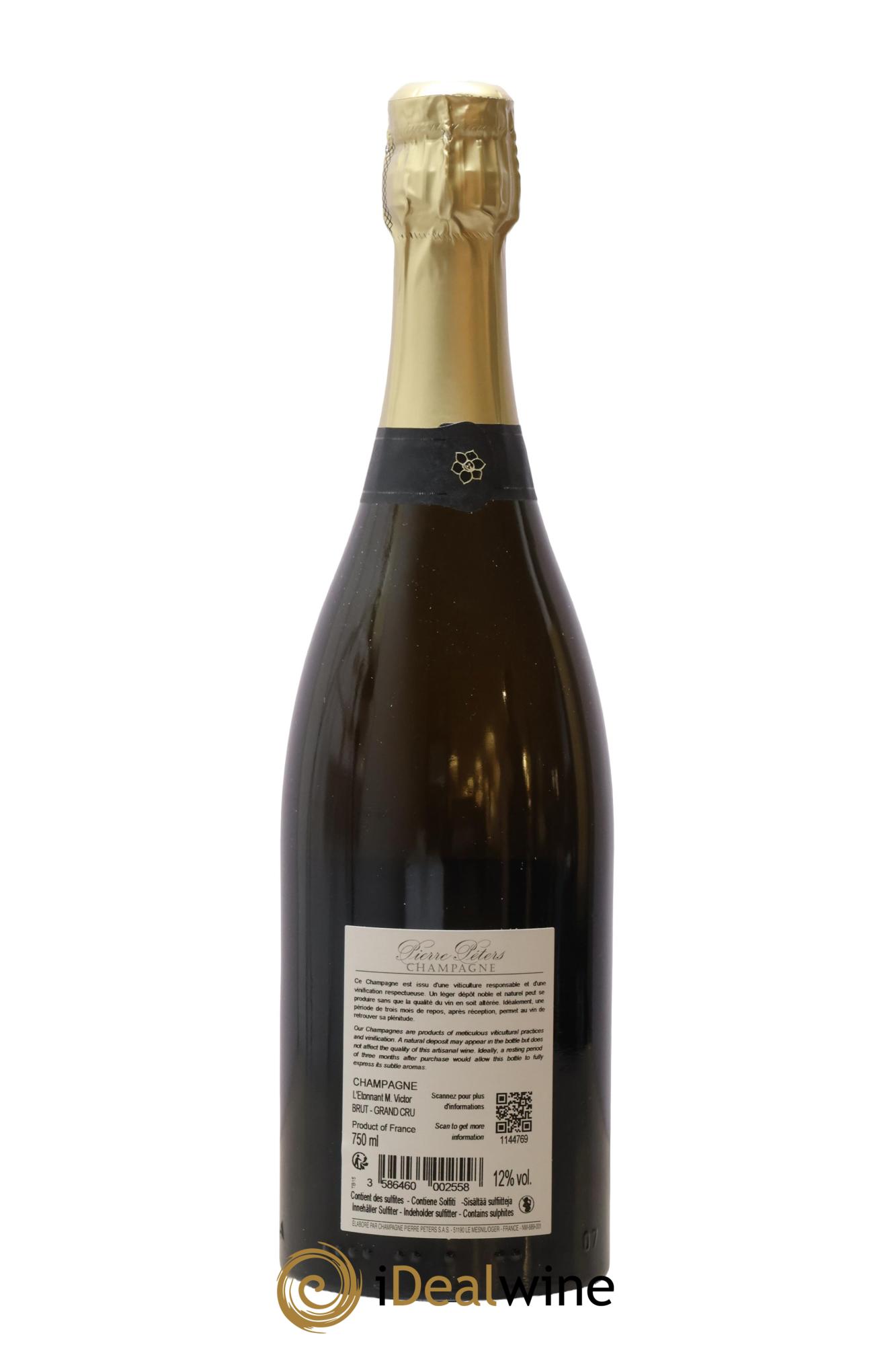 Champagne L'Etonnant Monsieur Victor TB15 Pierre Peters - Lot of 1 bottle - 2