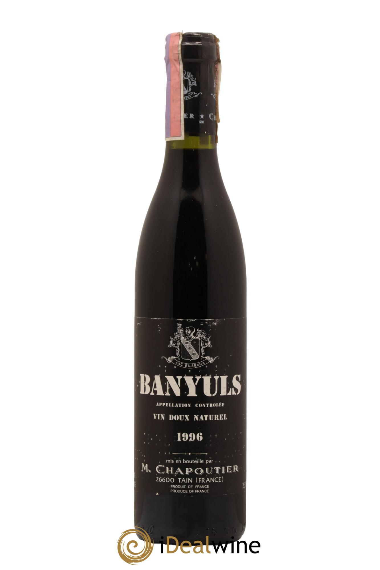 Banyuls Chapoutier 1996 - Posten von 1 Format 50cl - 0