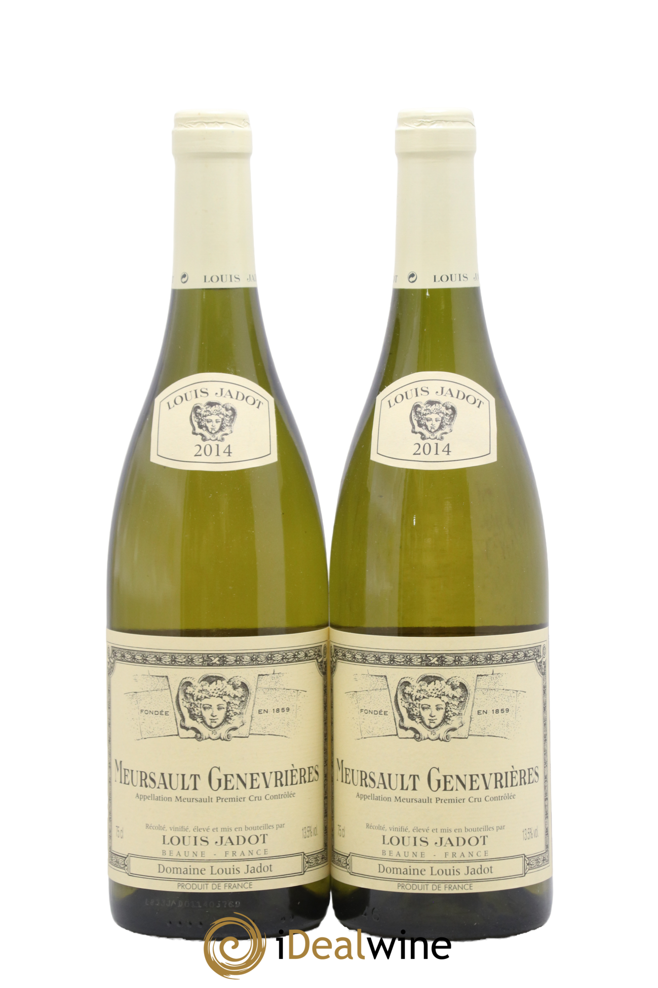Meursault 1er Cru Les Genevrières Domaine Louis Jadot 2014 - Lot of 2 bottles - 0