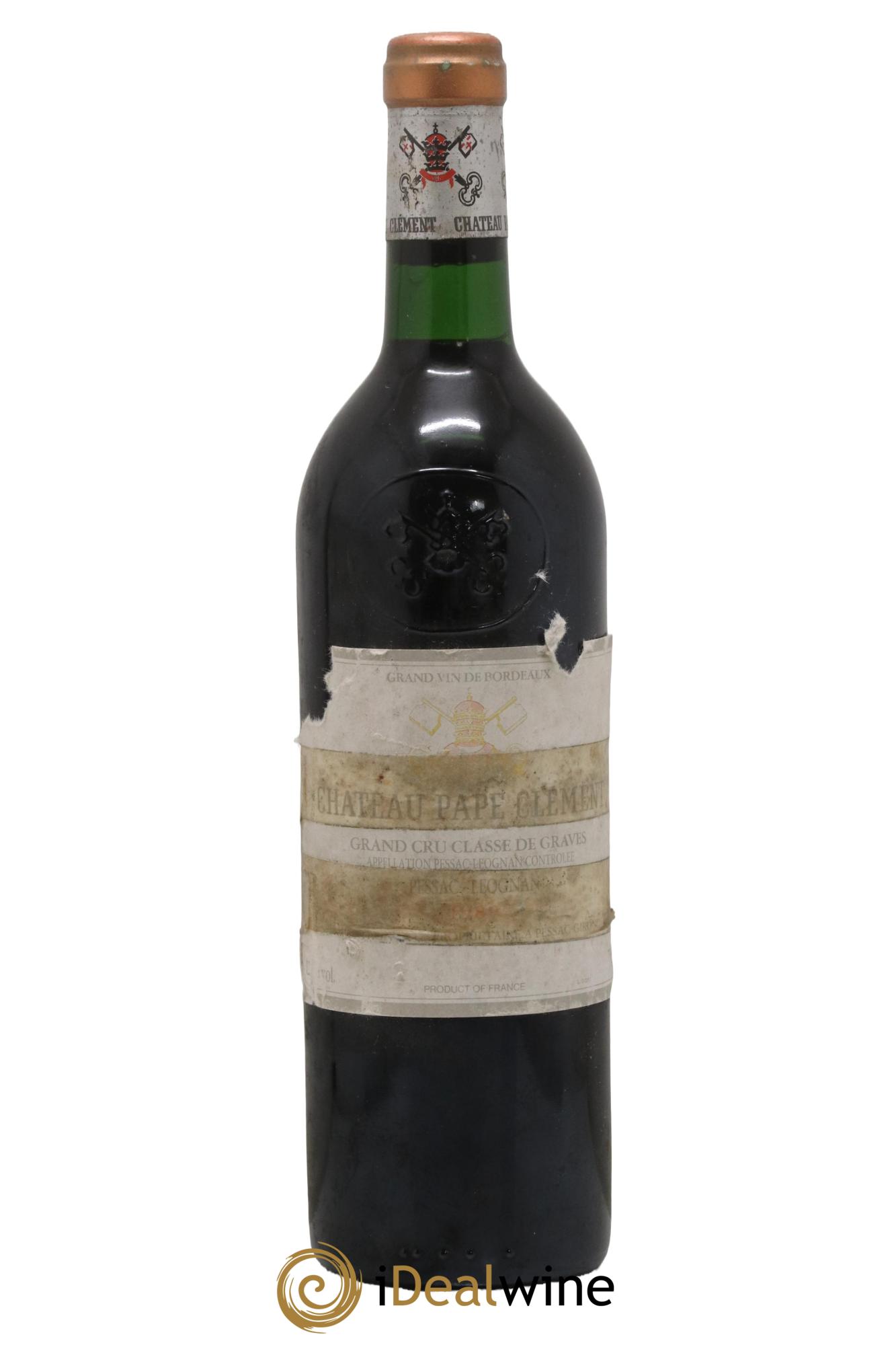 Château Pape Clément Cru Classé de Graves 1989 - Lot de 1 bouteille - 0