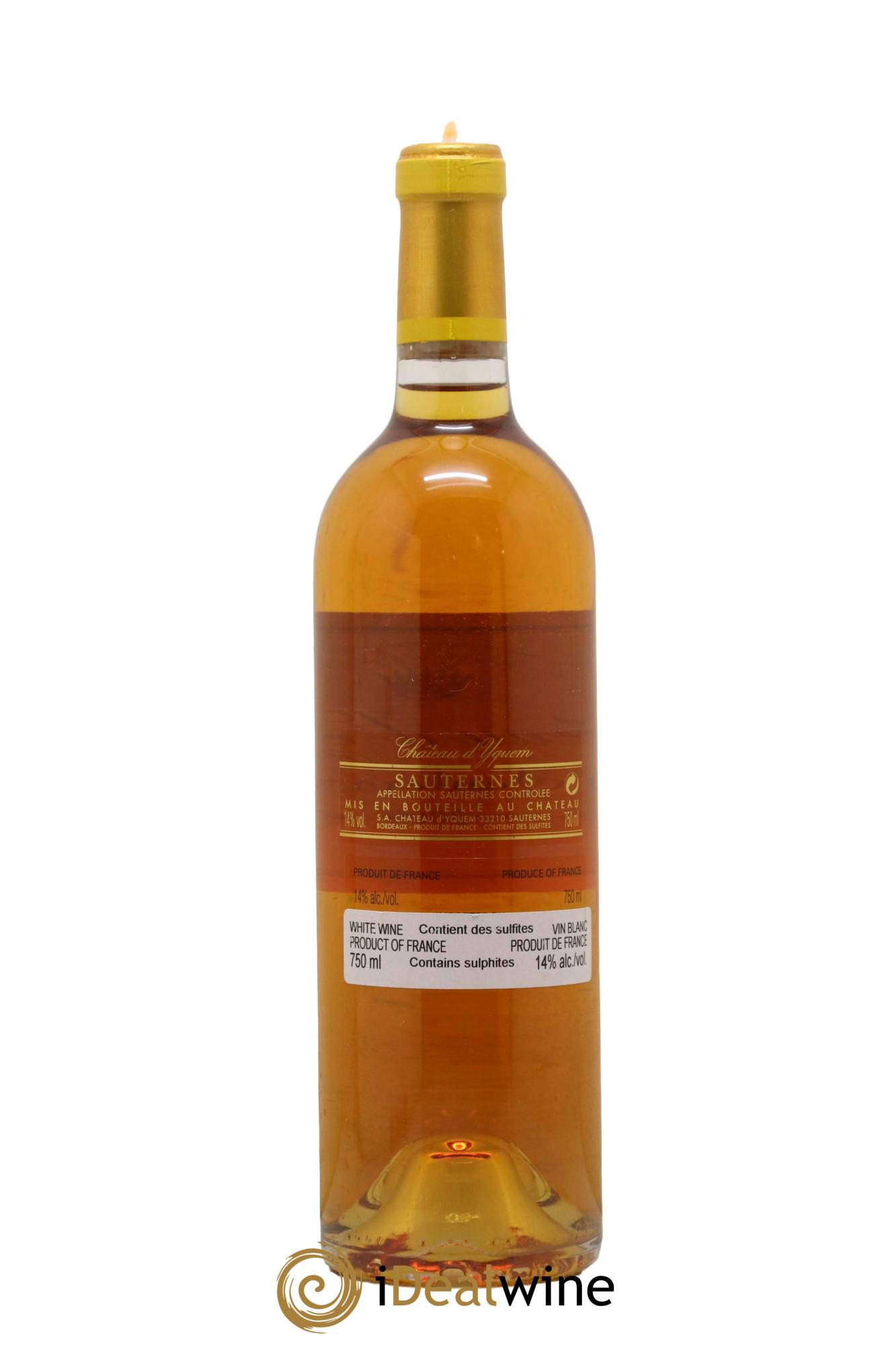Château d' Yquem 1er Cru Classé Supérieur 2009 - Lot of 1 bottle - 1