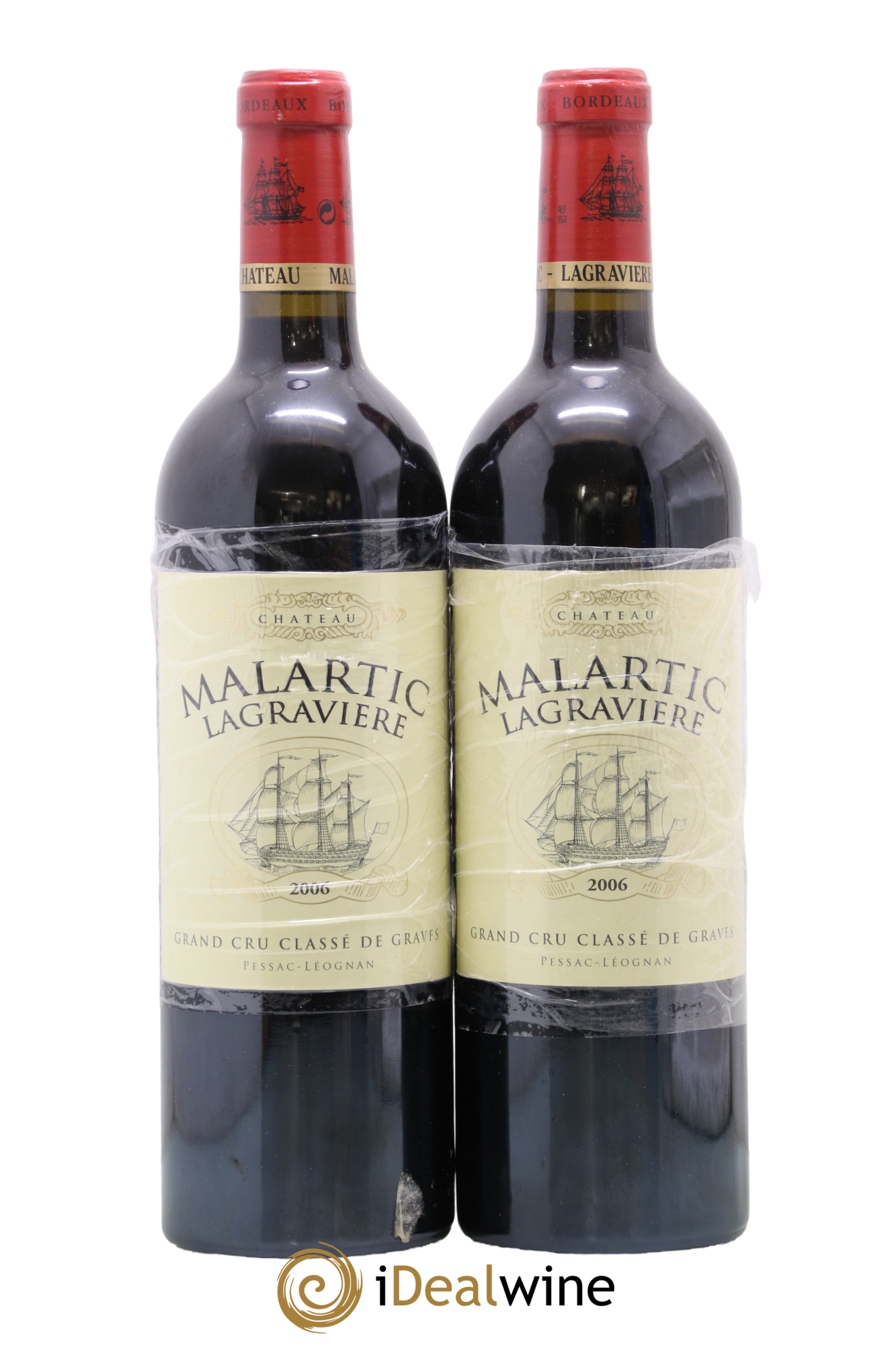 Château Malartic-Lagravière Cru Classé de Graves 2006 - Lot de 2 bouteilles - 0
