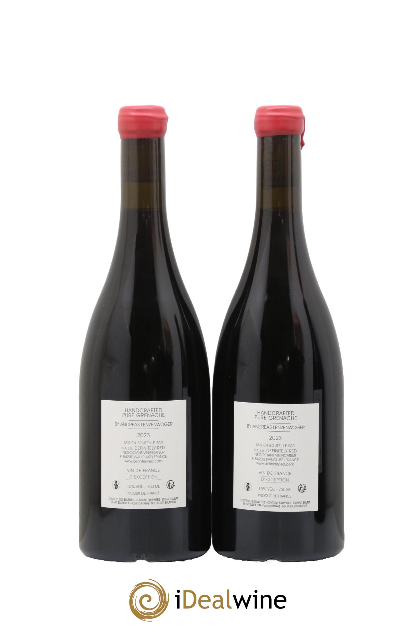 Vin de France Definitely Red 2023 - Lot of 2 bottles - 1