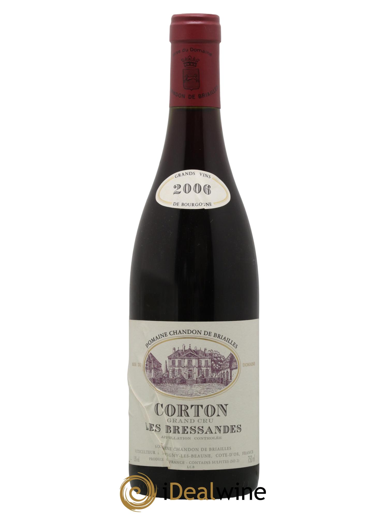 Corton Grand Cru Bressandes Chandon de Briailles 2006 - Lot de 1 bouteille - 0