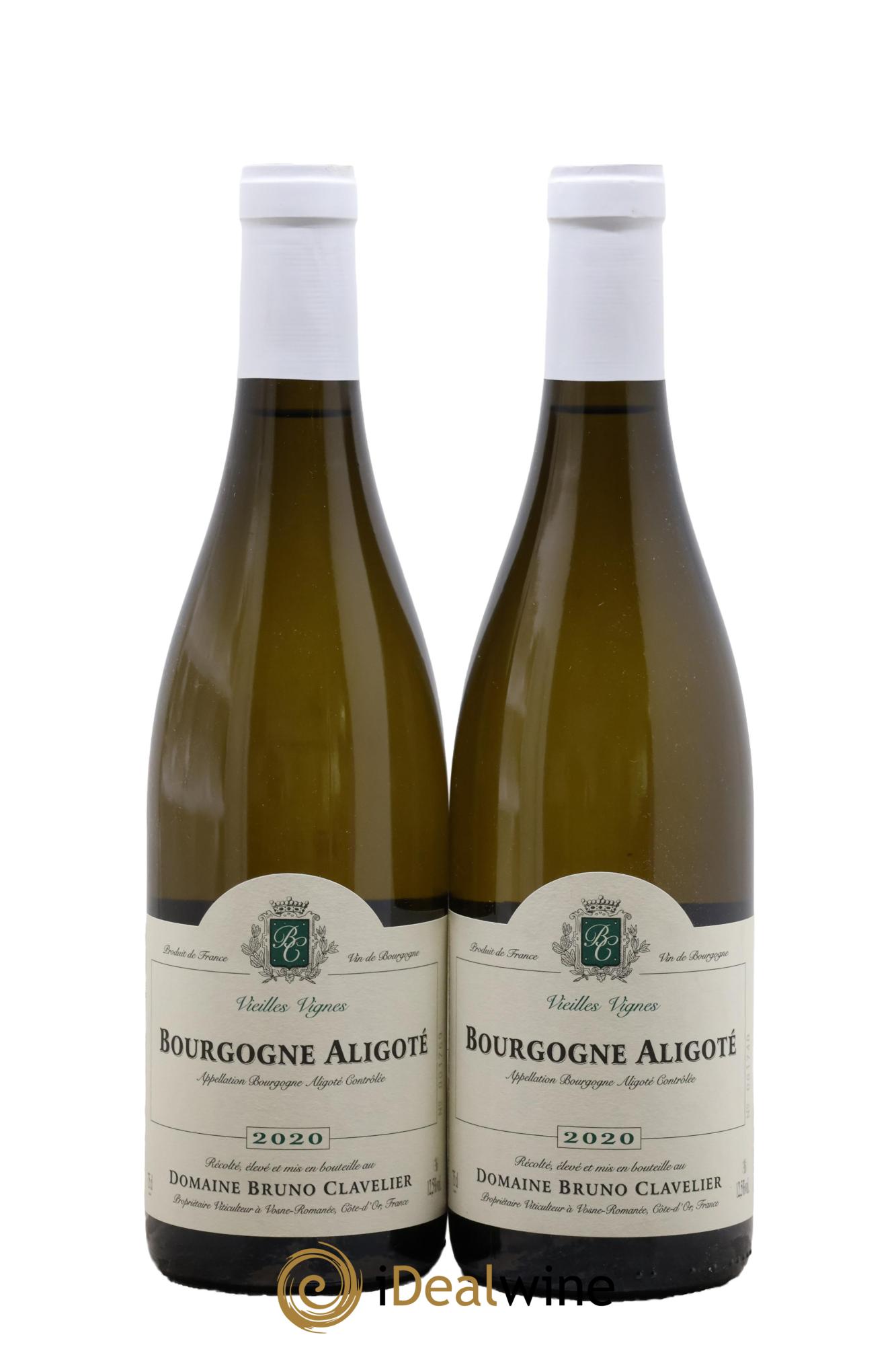 Bourgogne Aligoté Vieilles Vignes Bruno Clavelier 2020 - Posten von 2 Flaschen - 0