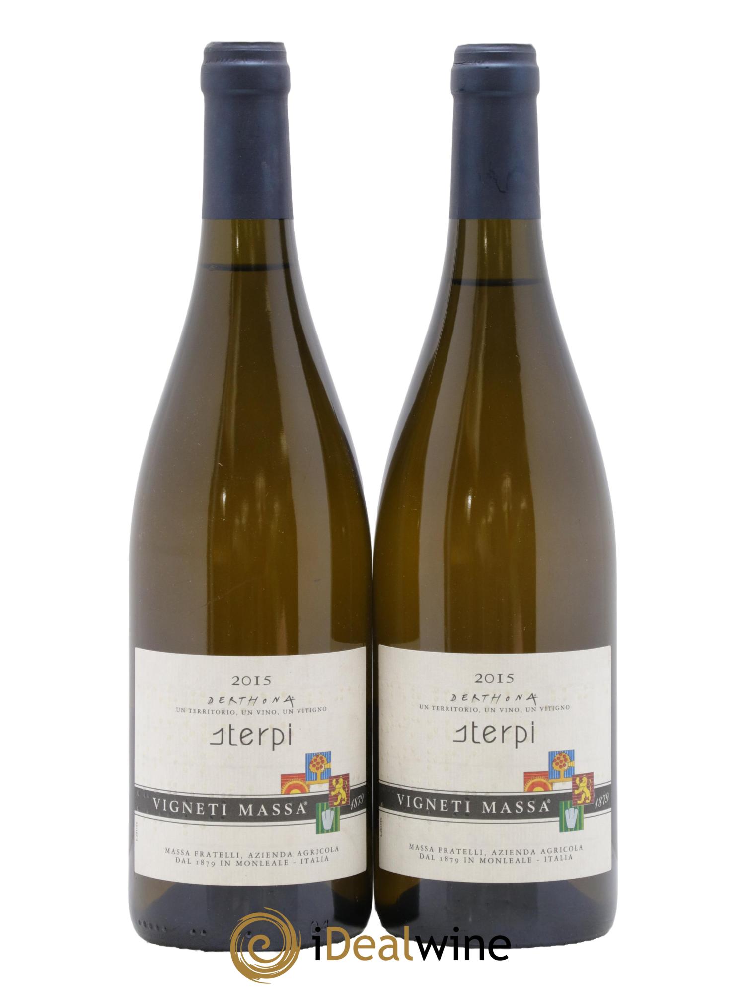 Italie Derthona Vigneti Massa 2015 - Lot de 2 bouteilles - 0