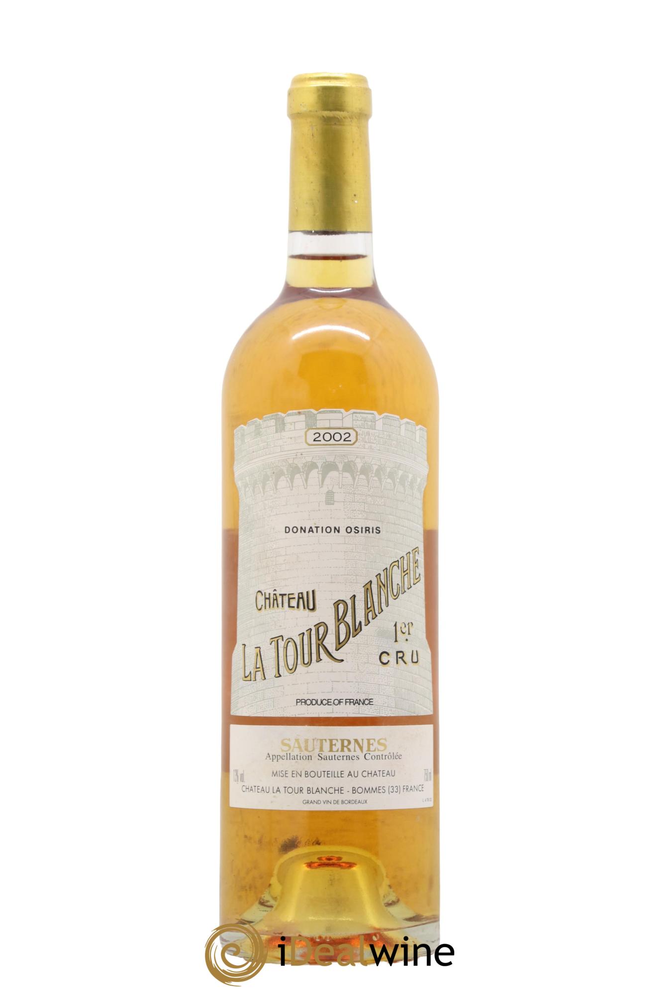 Château la Tour Blanche 1er Grand Cru Classé 2002 - Lotto di 1 bottiglia - 0