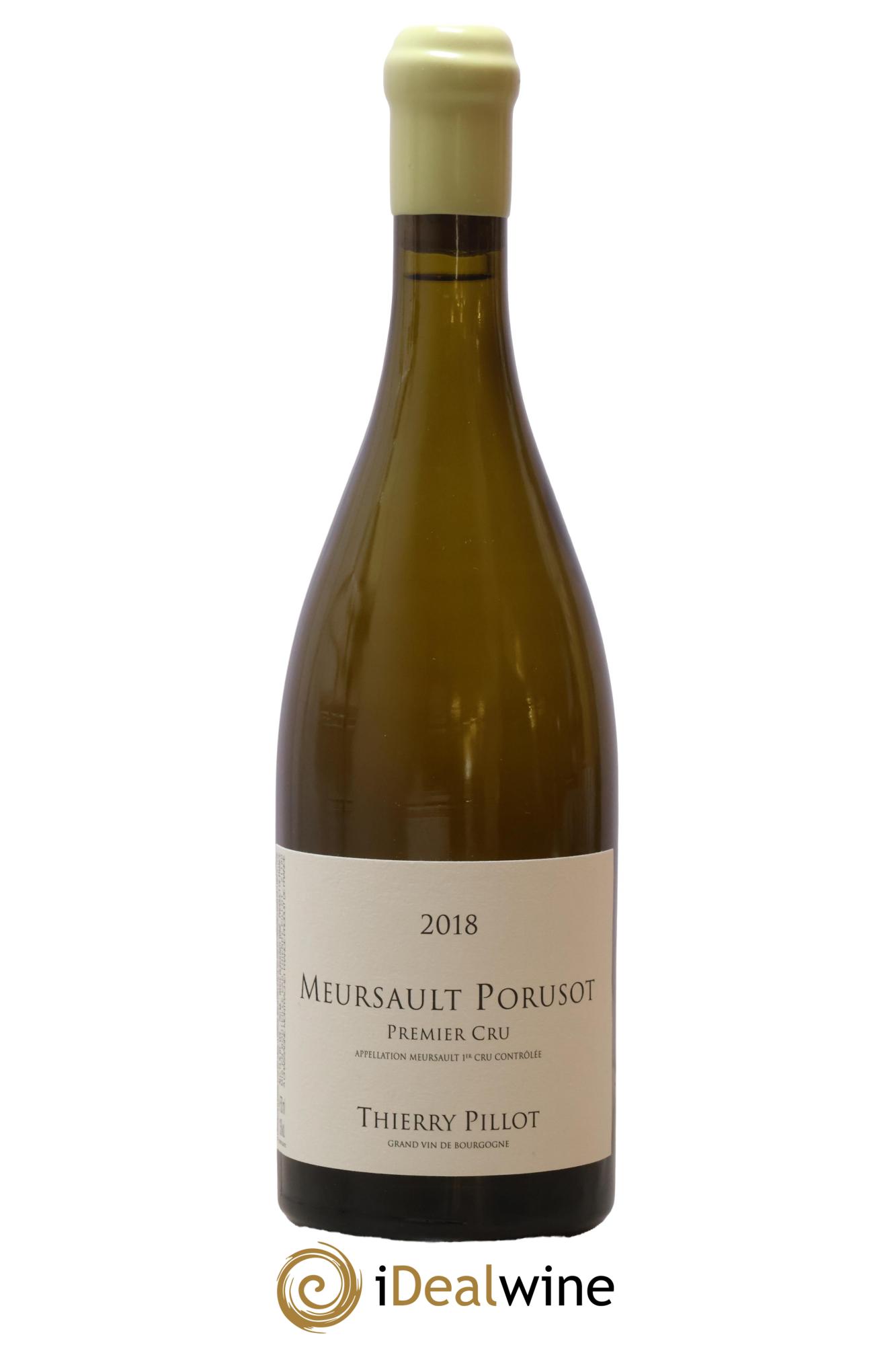 Meursault 1er Cru Porusot Thierry Pillot 2018 - Lot de 1 bouteille - 0