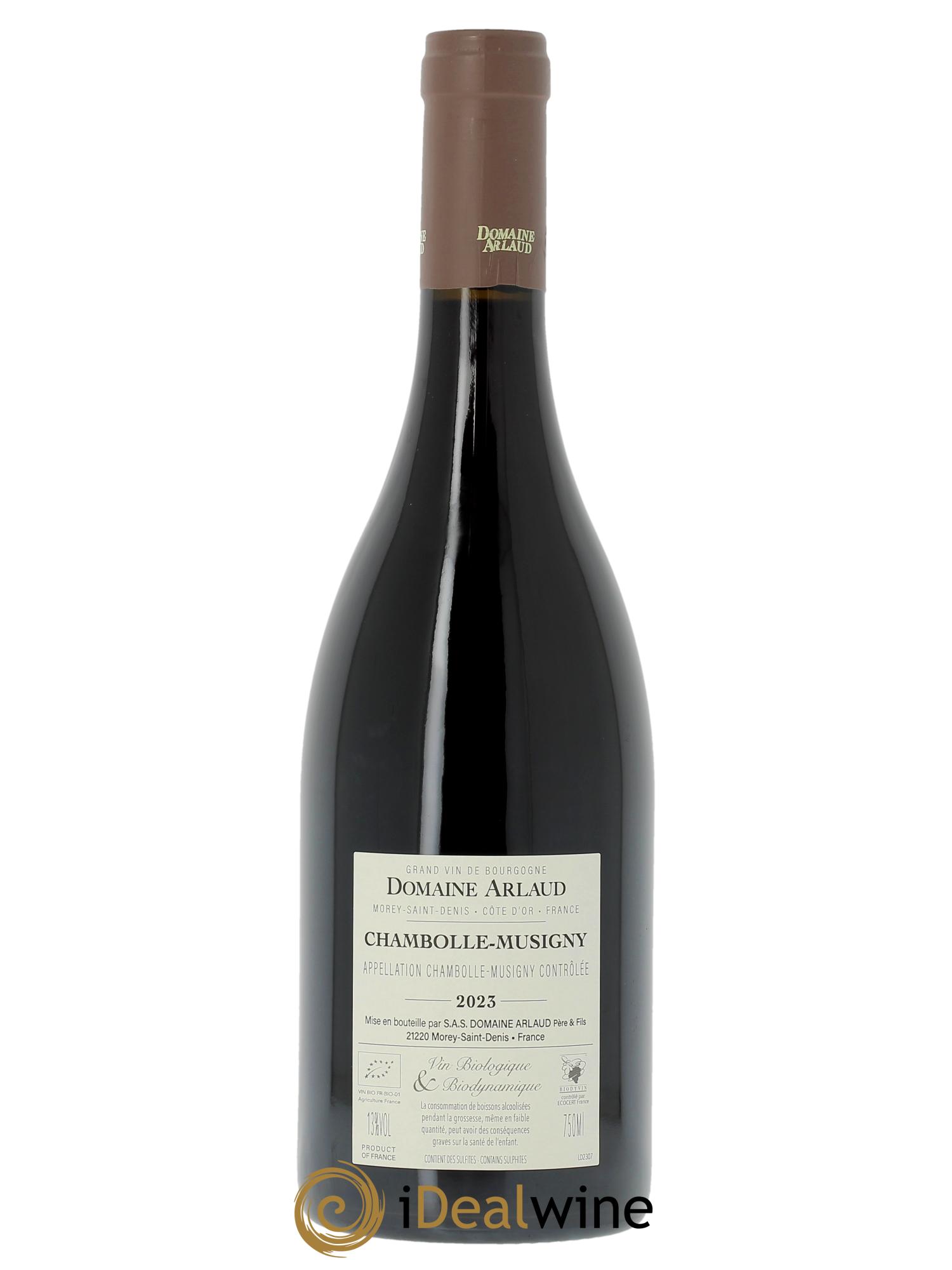 Chambolle-Musigny Arlaud 2023 - Lot de 1 bouteille - 1