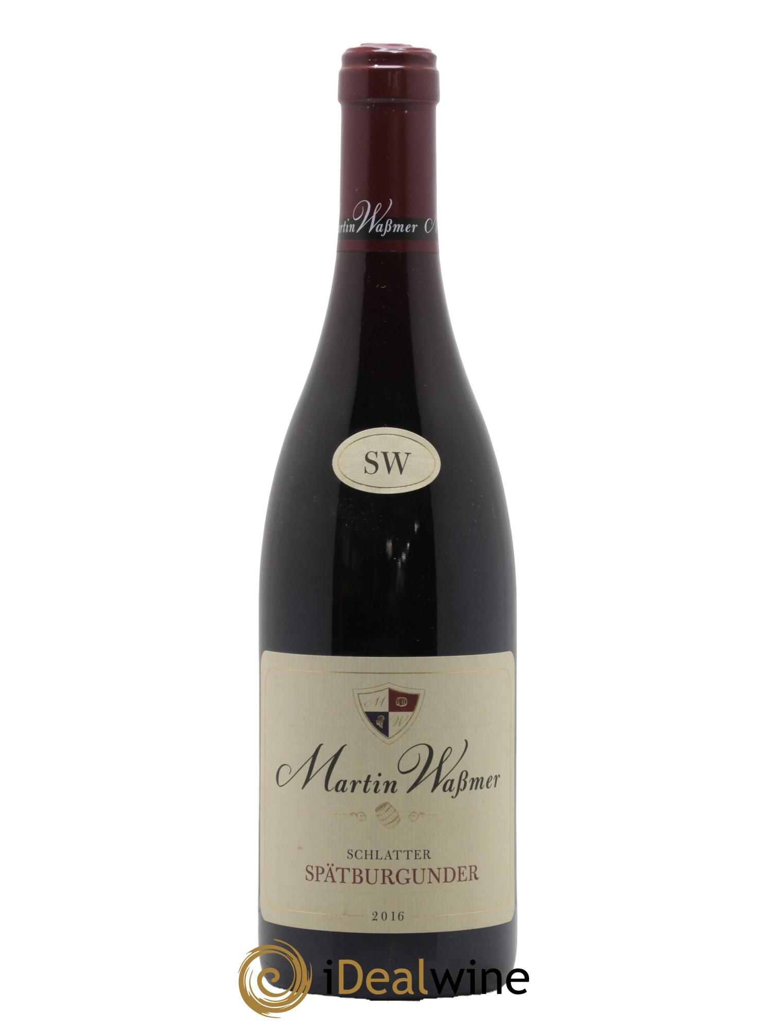Allemagne Baden Pinot Noir Schlatter SW Martin Wassmer 2016 - Lot de 1 bouteille - 0