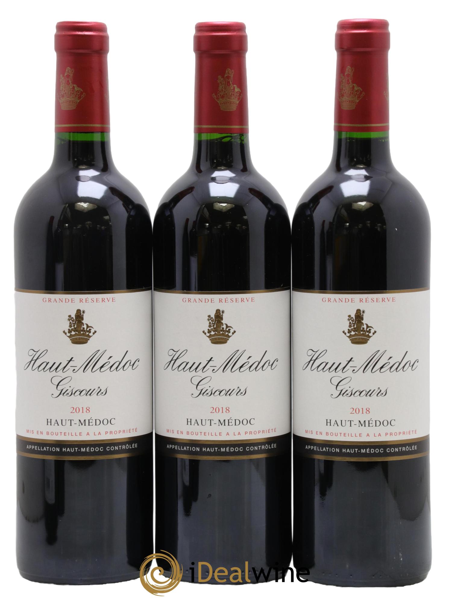 Haut-Médoc de Giscours 2018 - Posten von 3 Flaschen - 0