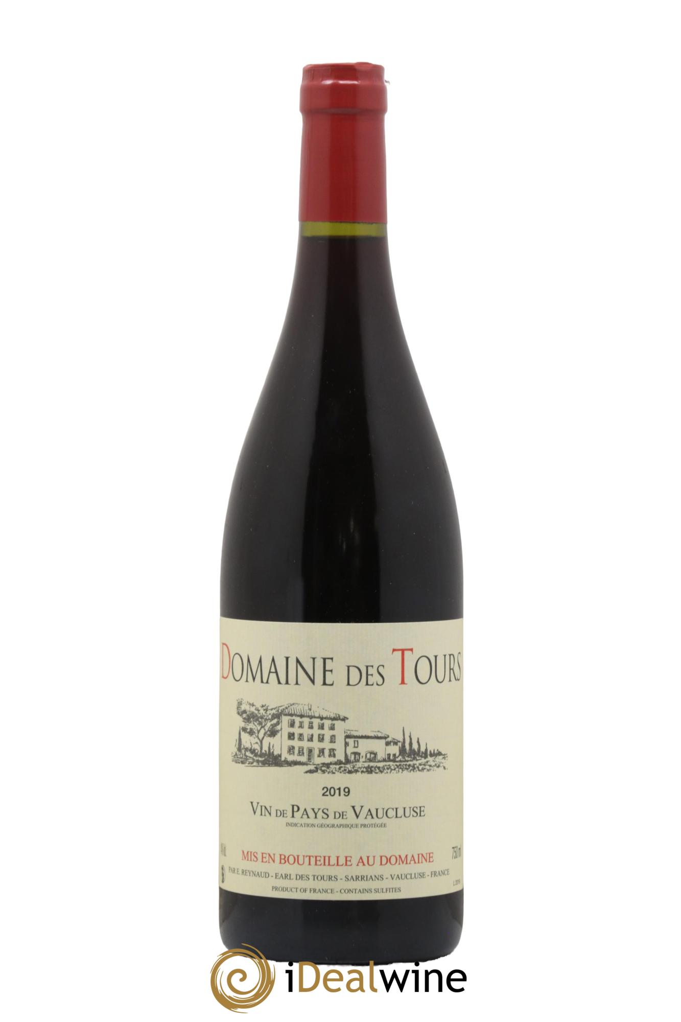 Vaucluse (Vin de Pays de Vaucluse) Domaine des Tours Emmanuel Reynaud 2019 - Lot de 1 bouteille - 0