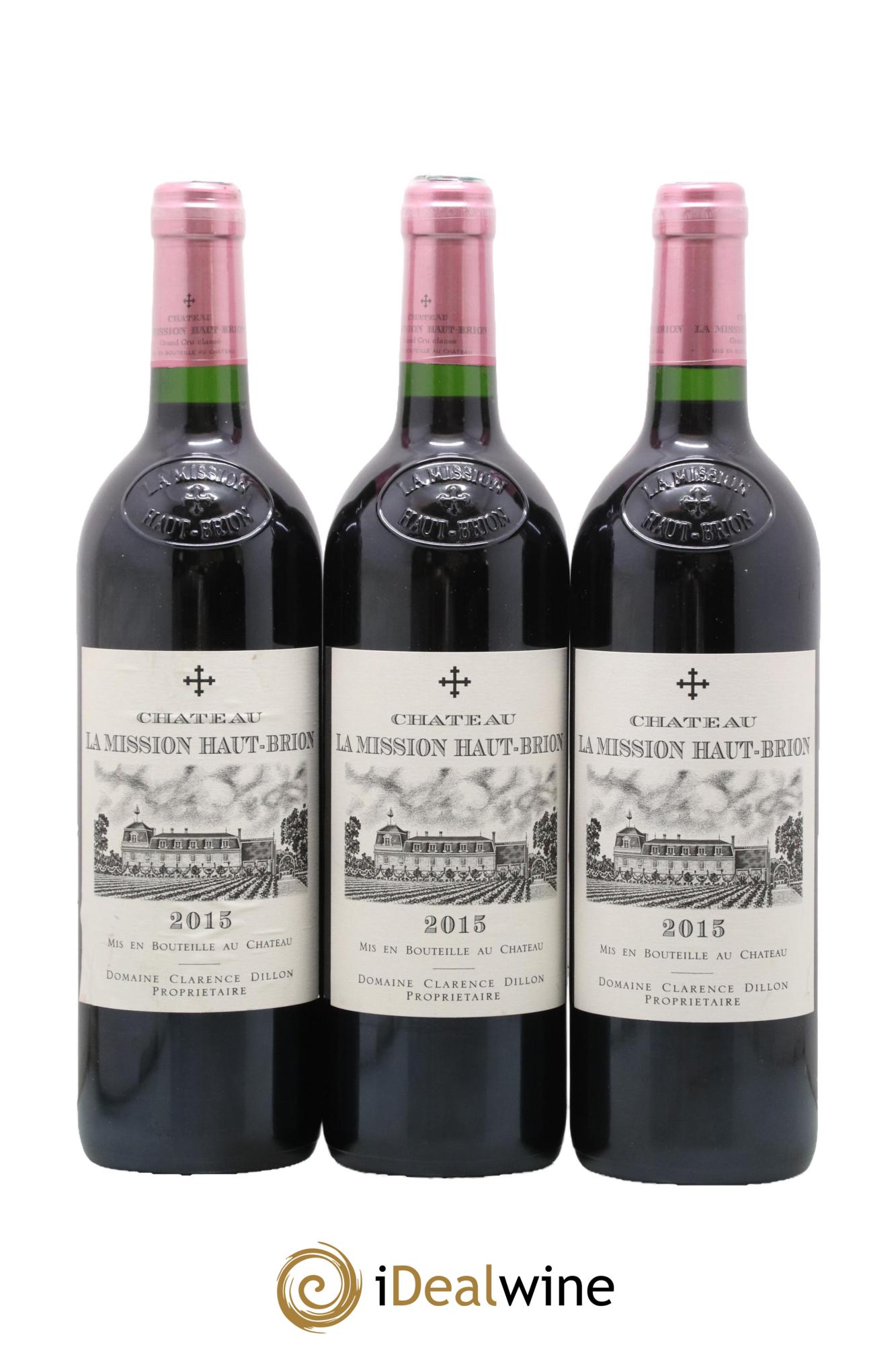 Château la Mission Haut-Brion Cru Classé de Graves 2015 - Lot of 6 bottles - 3