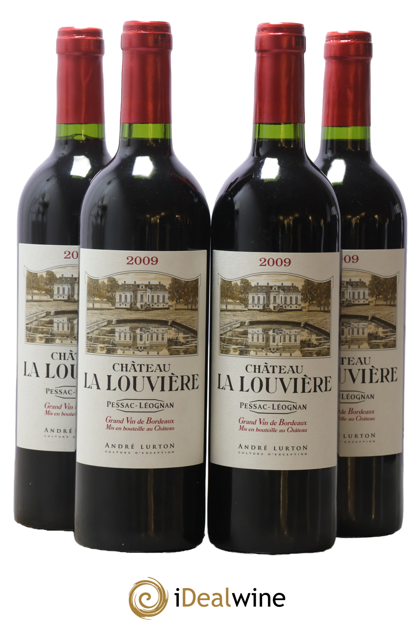 Château la Louvière 2009 - Posten von 4 Flaschen - 0