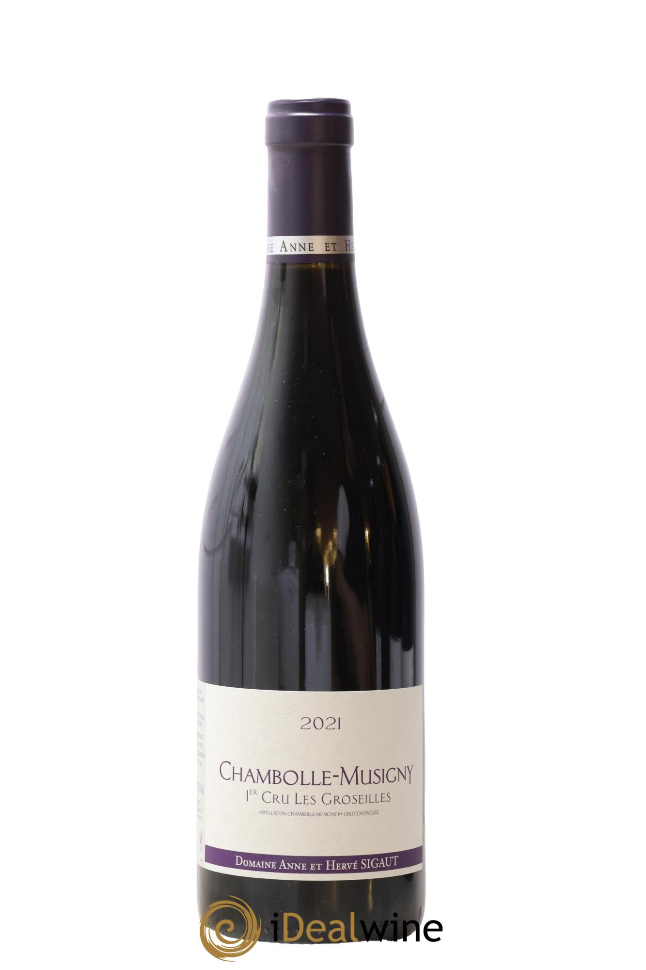 Chambolle-Musigny 1er Cru Les Groseilles Anne et Hervé Sigaut (Domaine) 2021 - Lot de 1 bouteille - 0