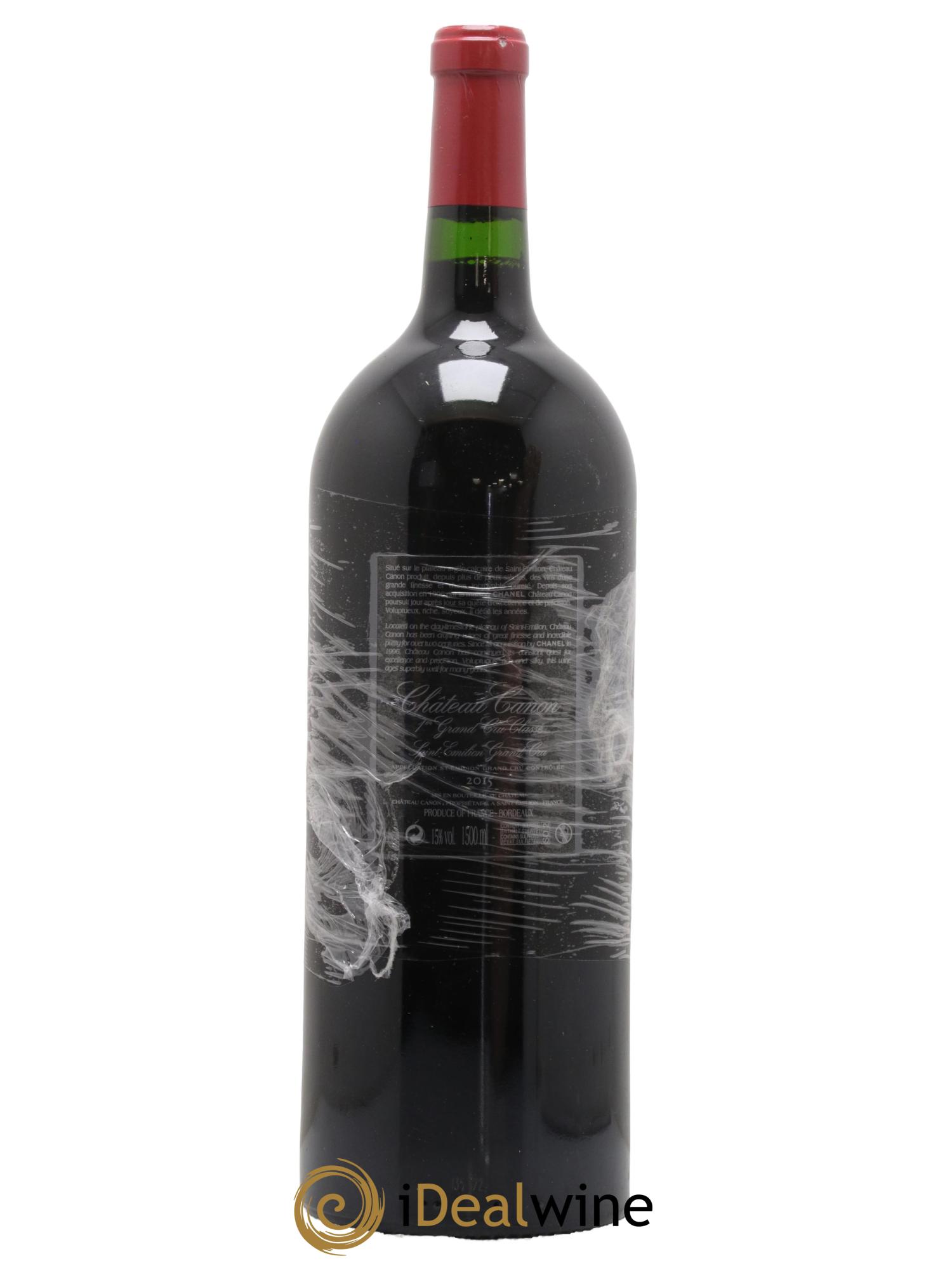 Château Canon 1er Grand Cru Classé B 2015 - Lot de 1 magnum - 1