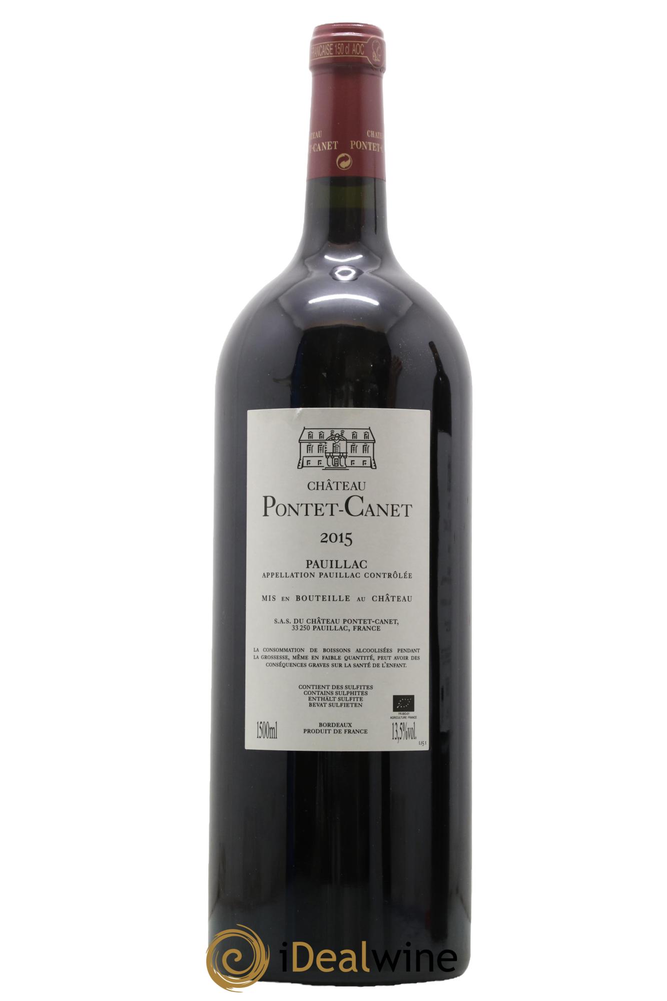 Château Pontet Canet 5ème Grand Cru Classé 2015 - Lot de 1 magnum - 1