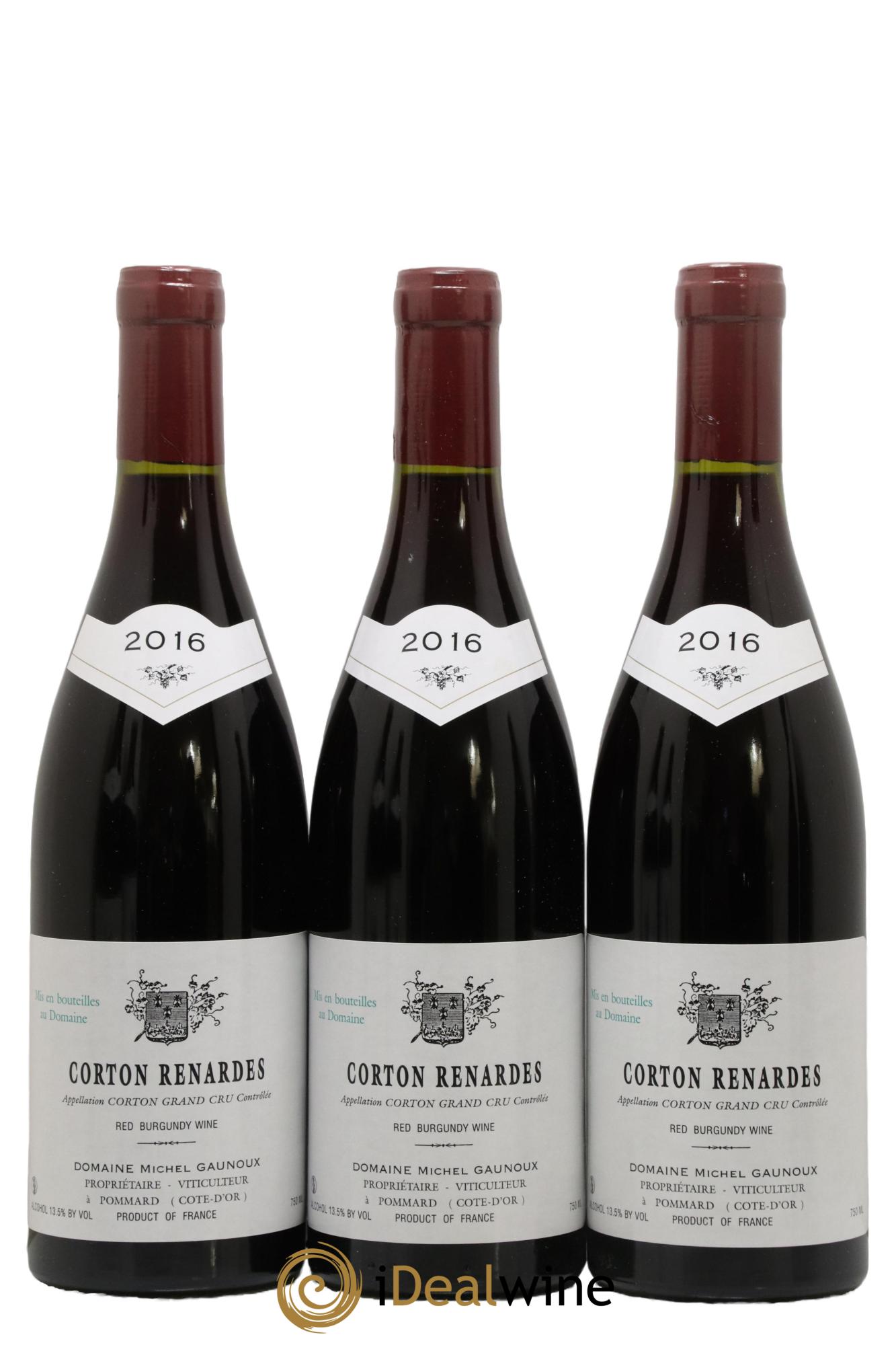 Corton Grand Cru Renardes Michel Gaunoux 2016 - Lot de 3 bouteilles - 0