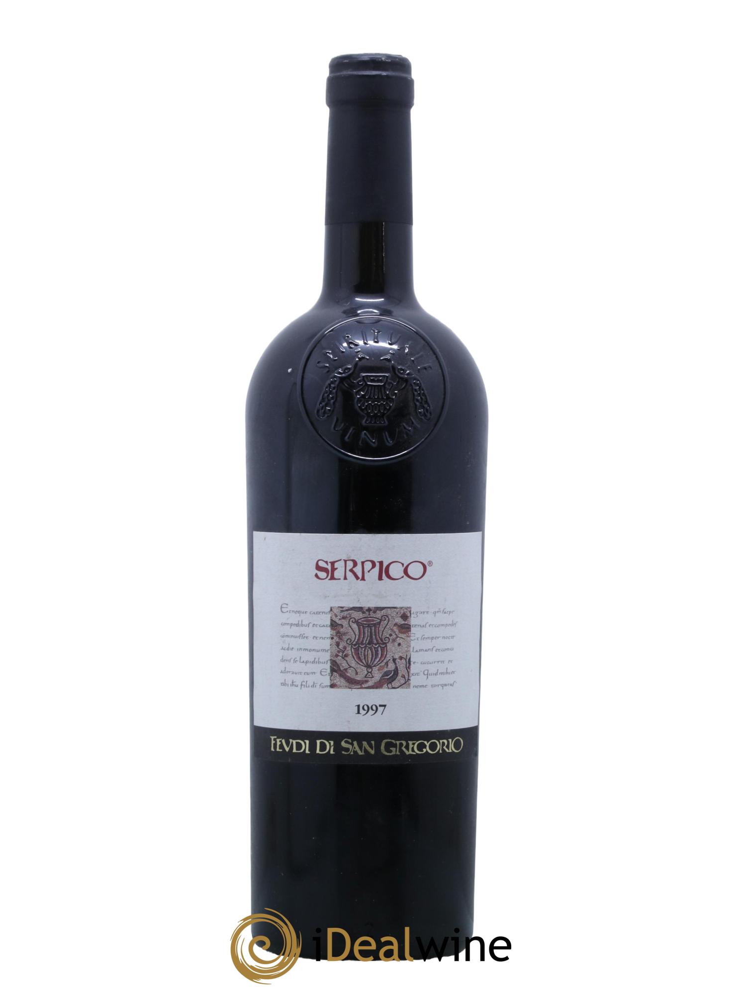 Italie Irpina Aglianico Serpico Feudi Di San Gregorio 1997 - Lotto di 1 bottiglia - 0