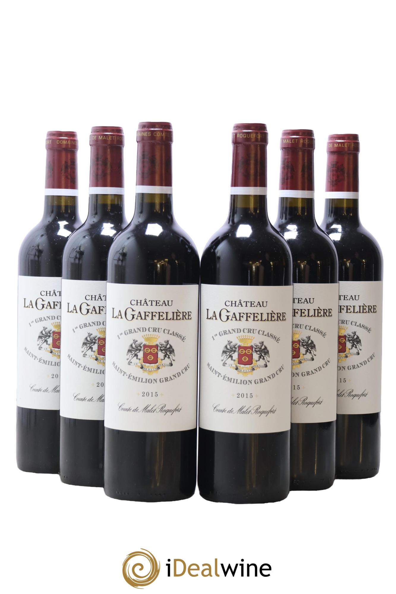 Château la Gaffelière 1er Grand Cru Classé B 2015 - Lot of 6 bottles - 0