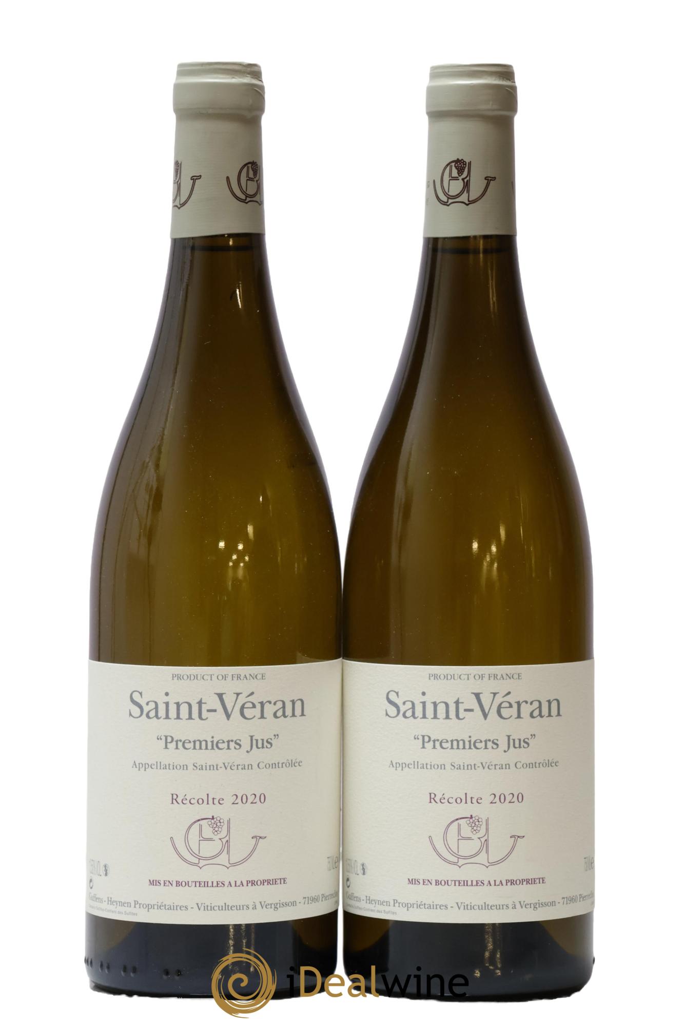 Saint-Véran 1er Jus Guffens-Heynen 2020 - Lot de 2 bouteilles - 0