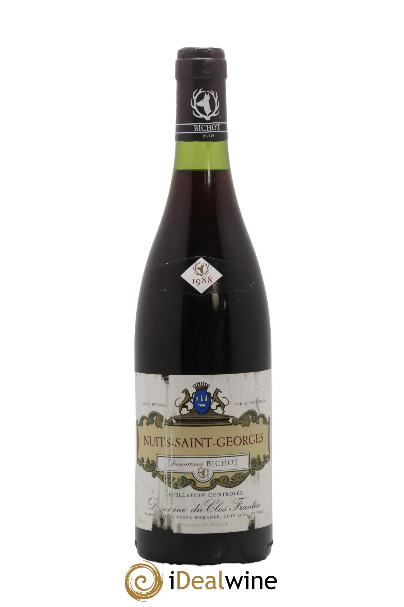 Nuits-Saint-Georges Clos Frantin - Albert Bichot 1988 - Lot de 1 bouteille - 0