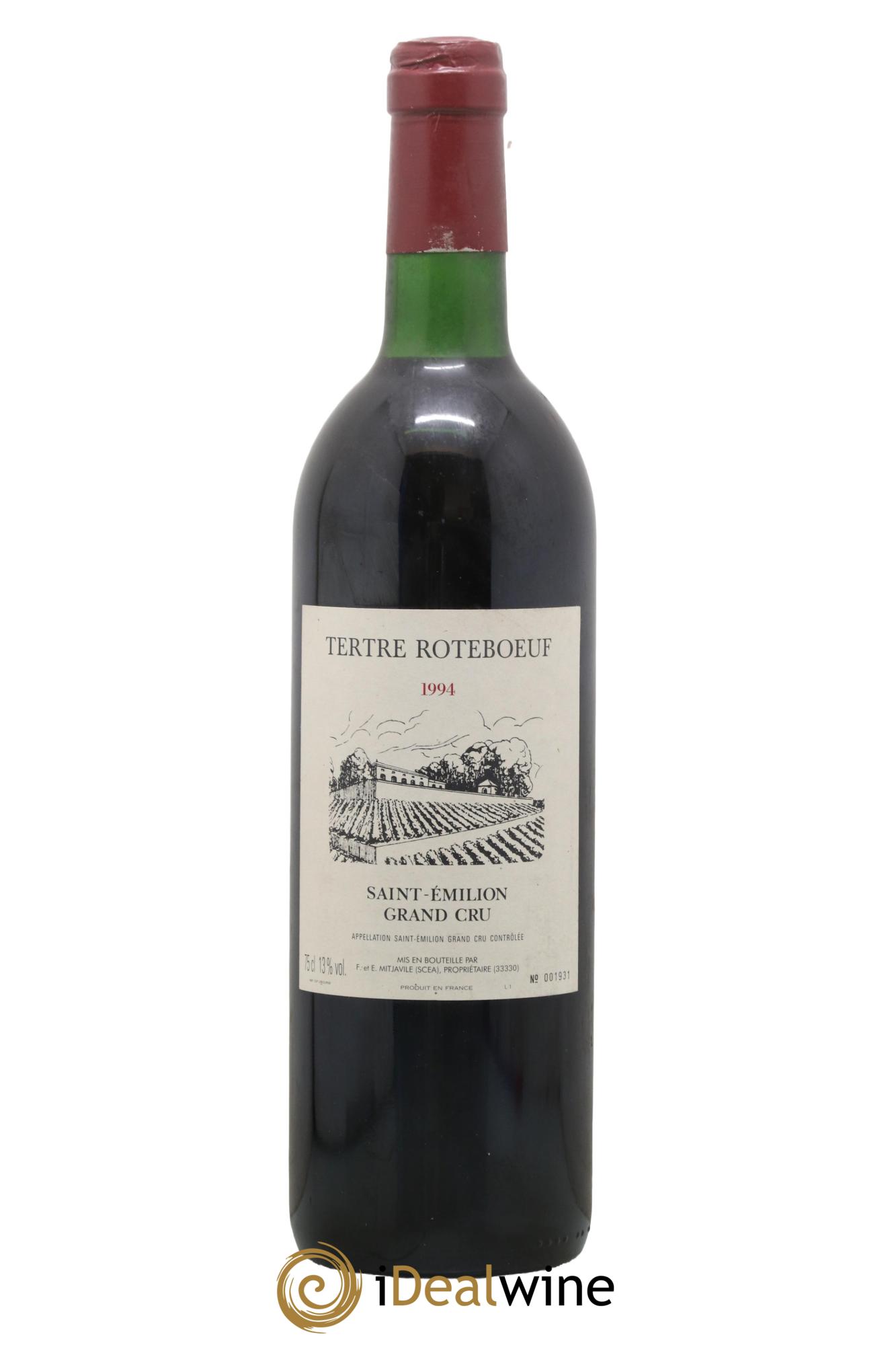 Château Tertre Roteboeuf 1994 - Lot de 1 bouteille - 0