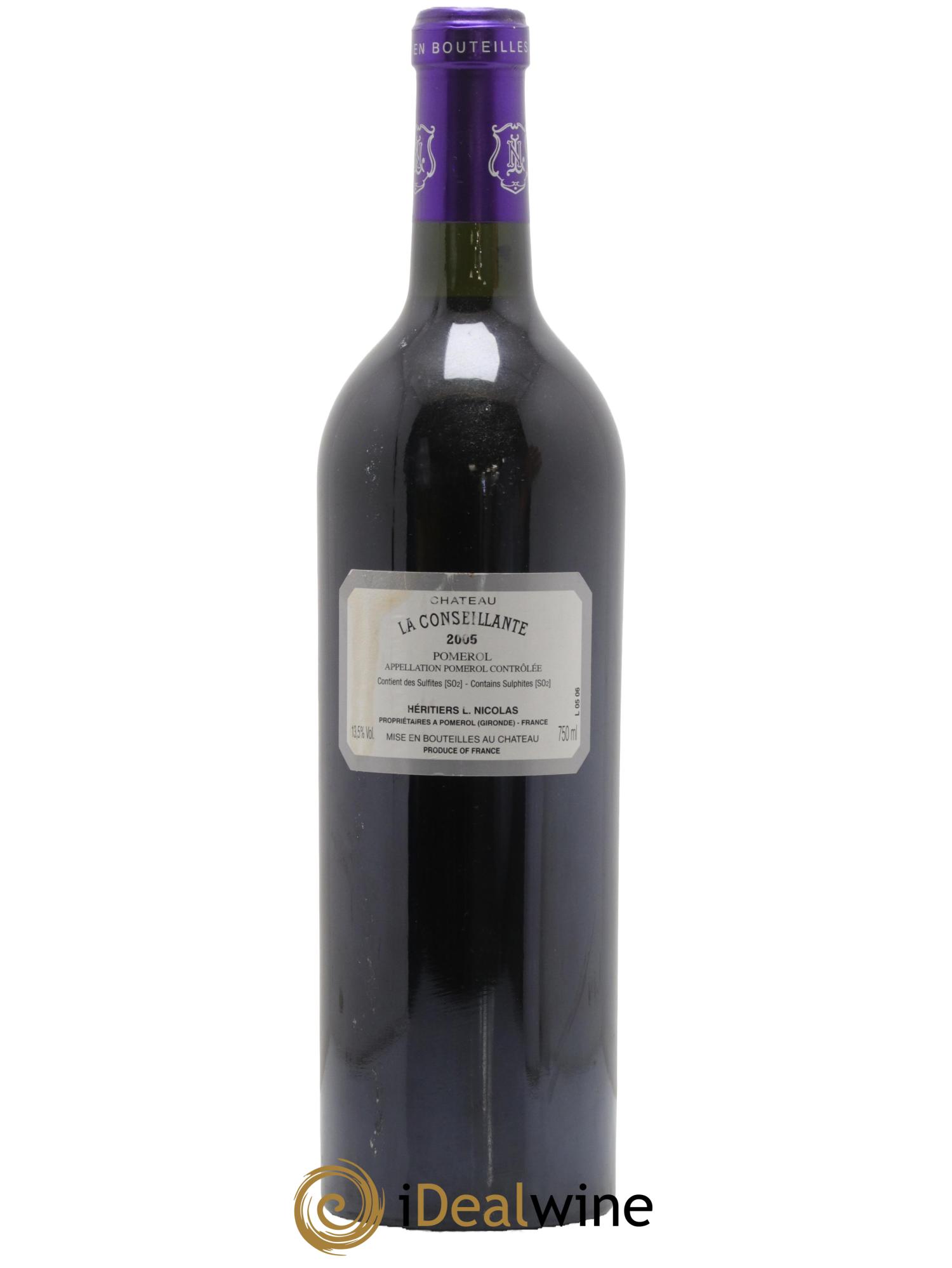 Château la Conseillante 2005 - Lot of 1 bottle - 1