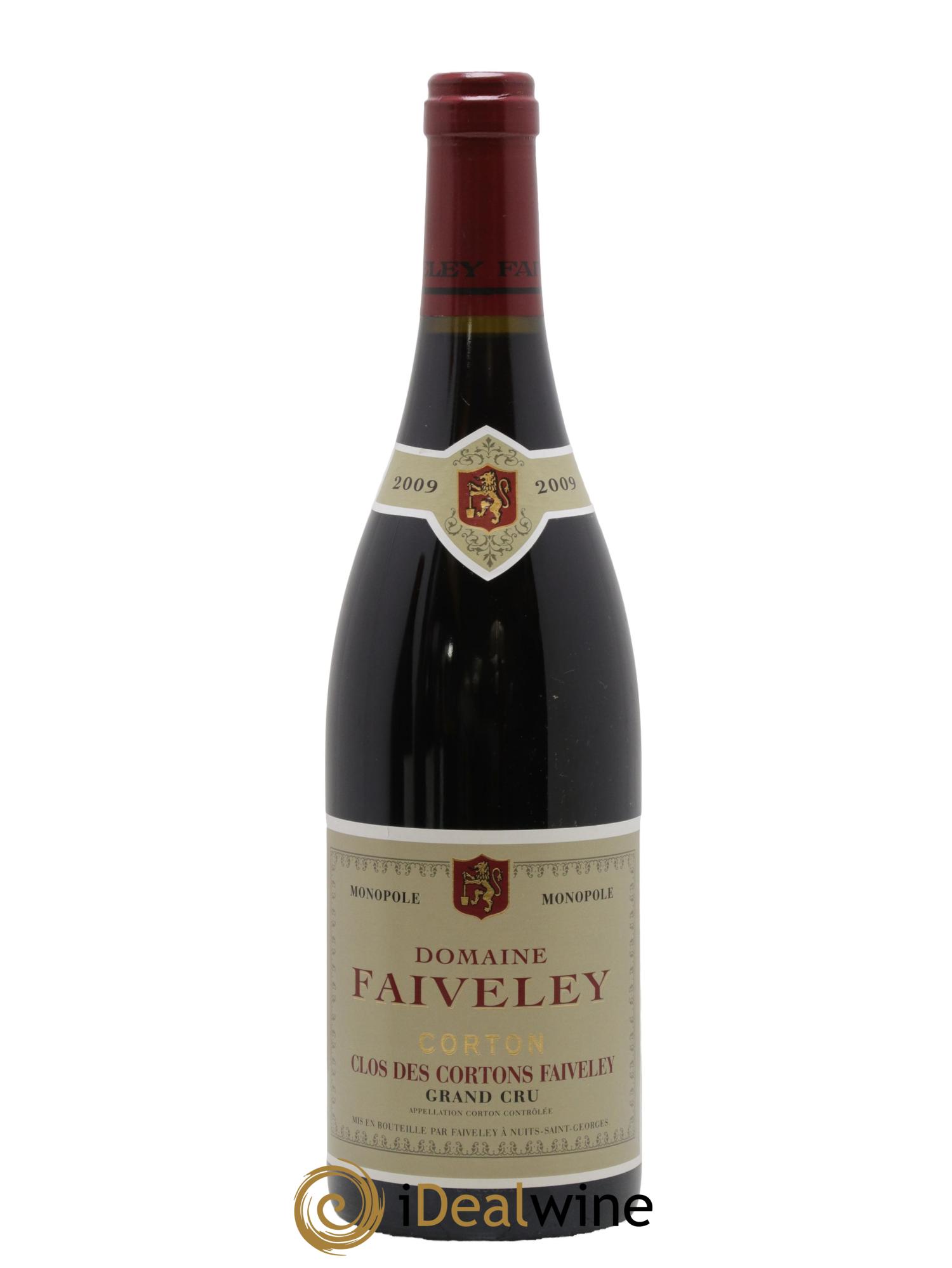 Corton Grand Cru Clos des Cortons Faiveley 2009 - Lot de 1 bouteille - 0