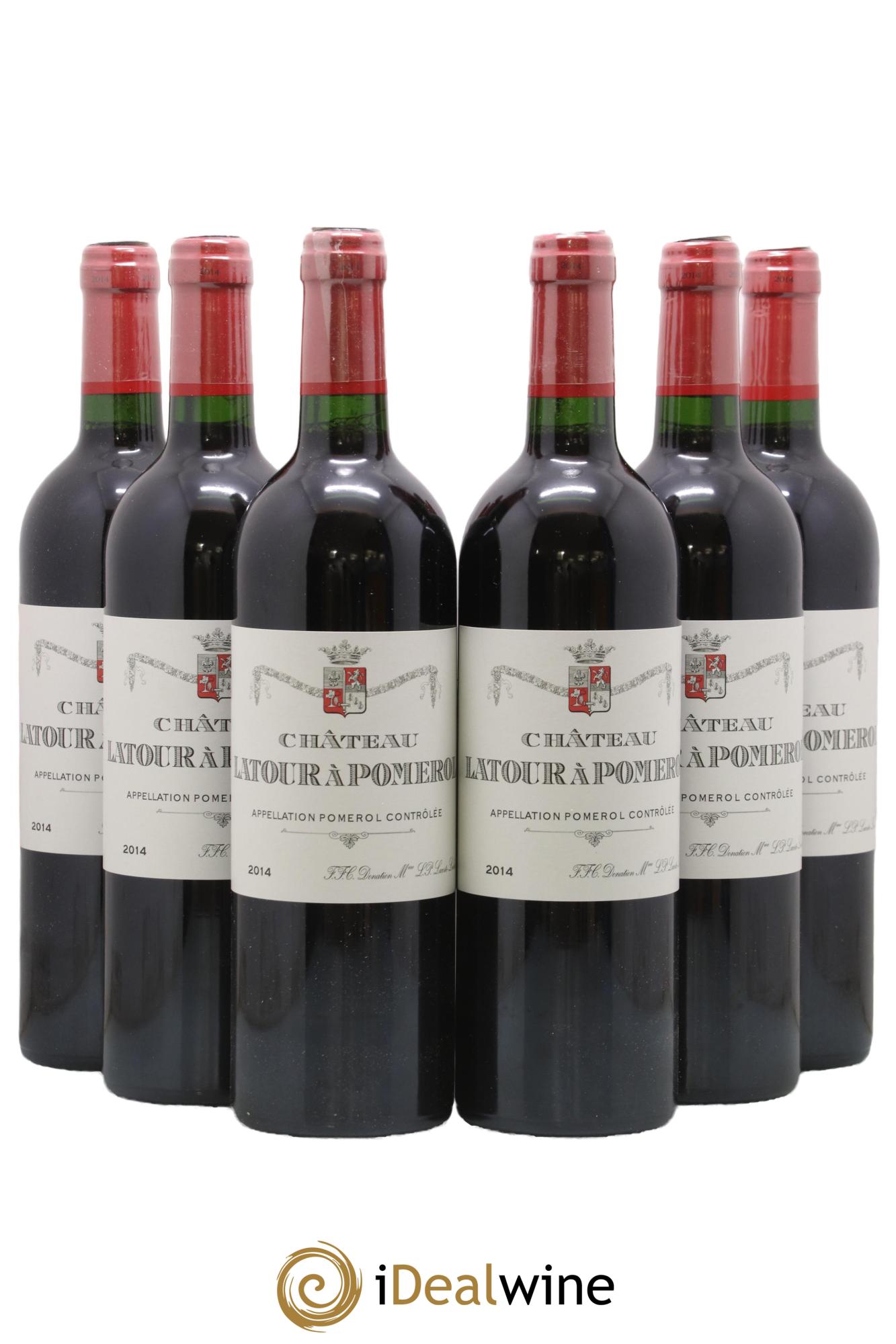 Château Latour à Pomerol  2014 - Posten von 6 Flaschen - 0