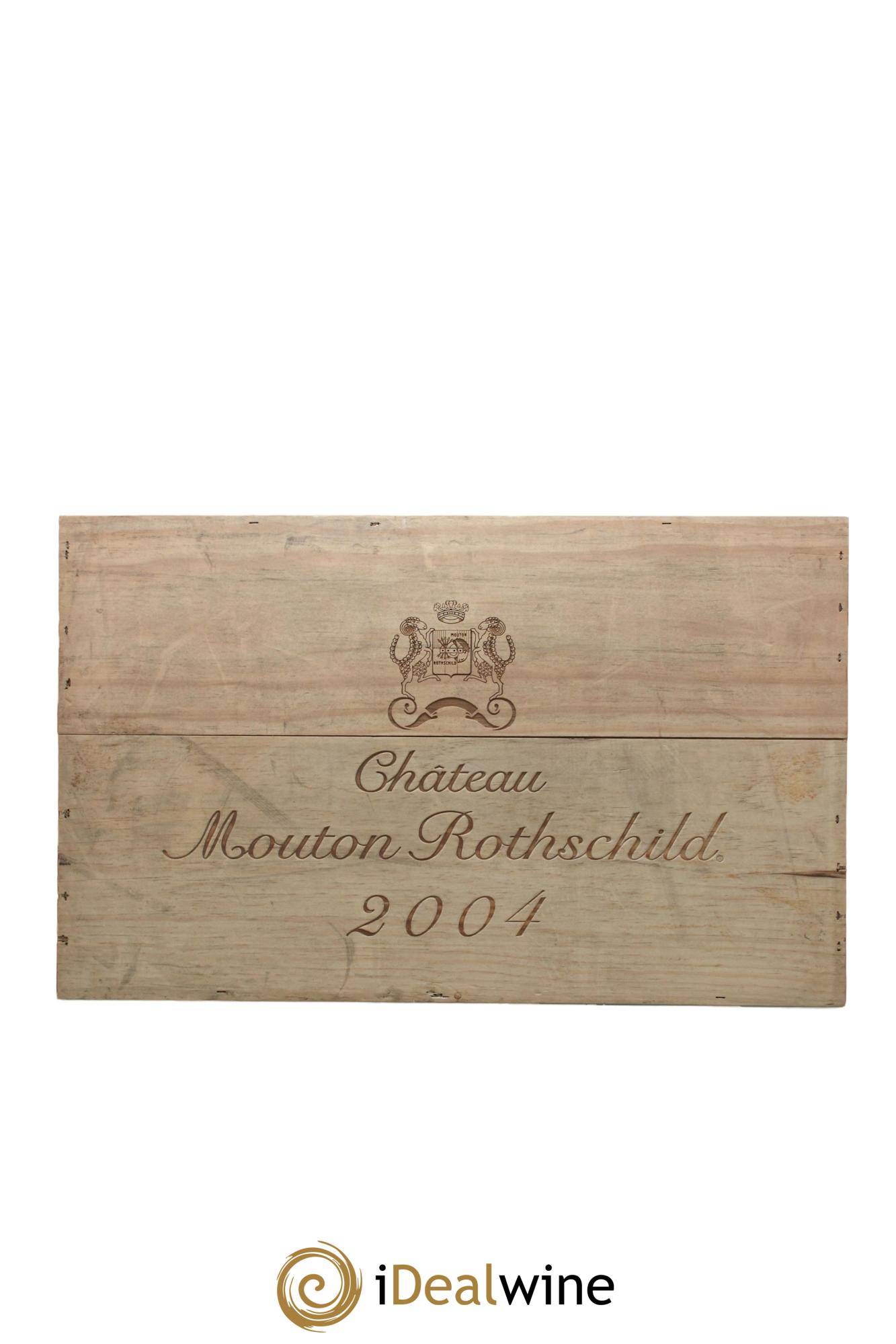 Château Mouton Rothschild 1er Grand Cru Classé 2004 - Lot de 6 bouteilles - 6